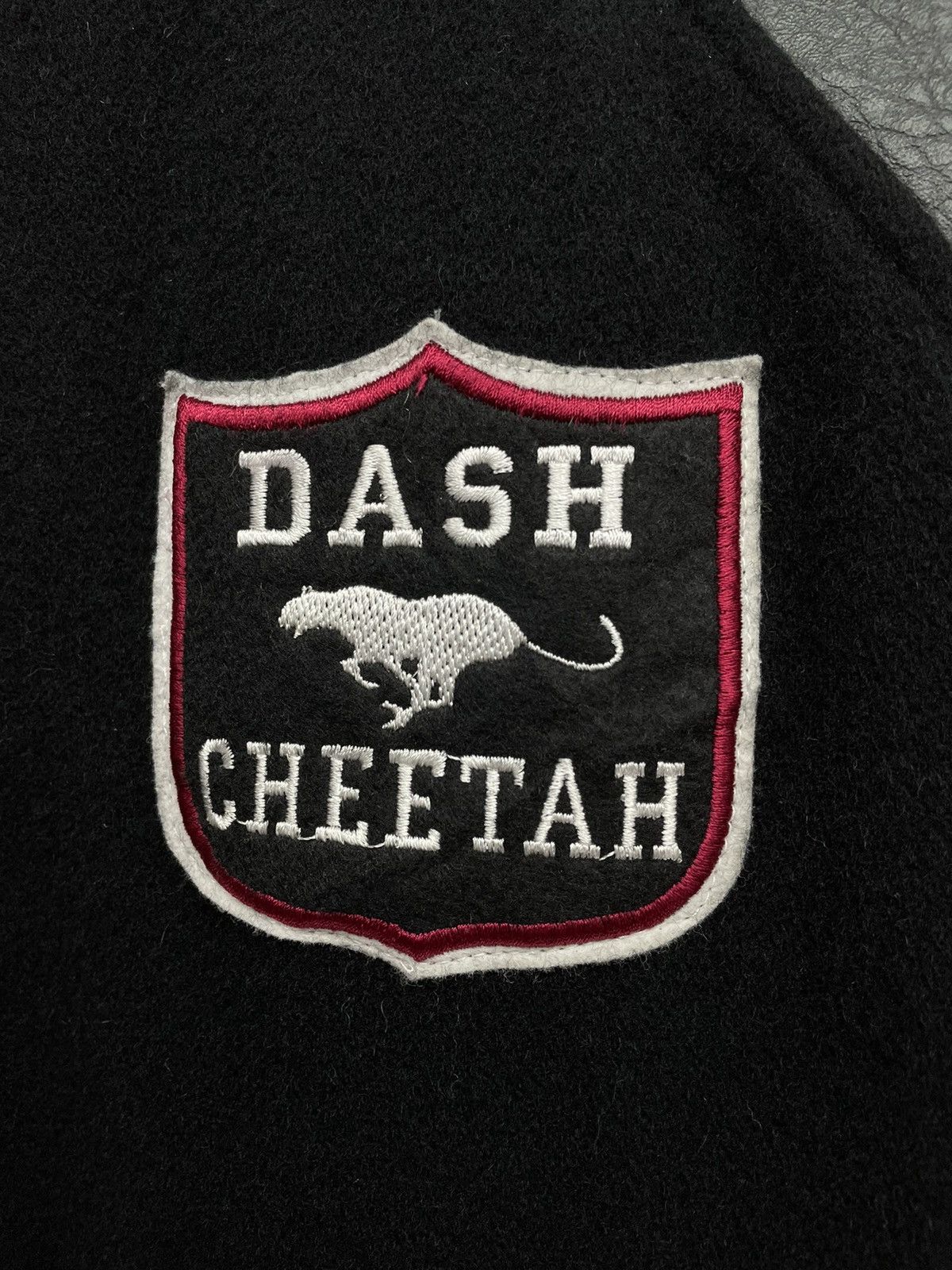 Japanese Brand × Vintage SALE🔥90’s Japanese Brand DASH CHEETAH Wool Varsity Jacket Size US S / EU 44-46 / 1 - 4 Thumbnail