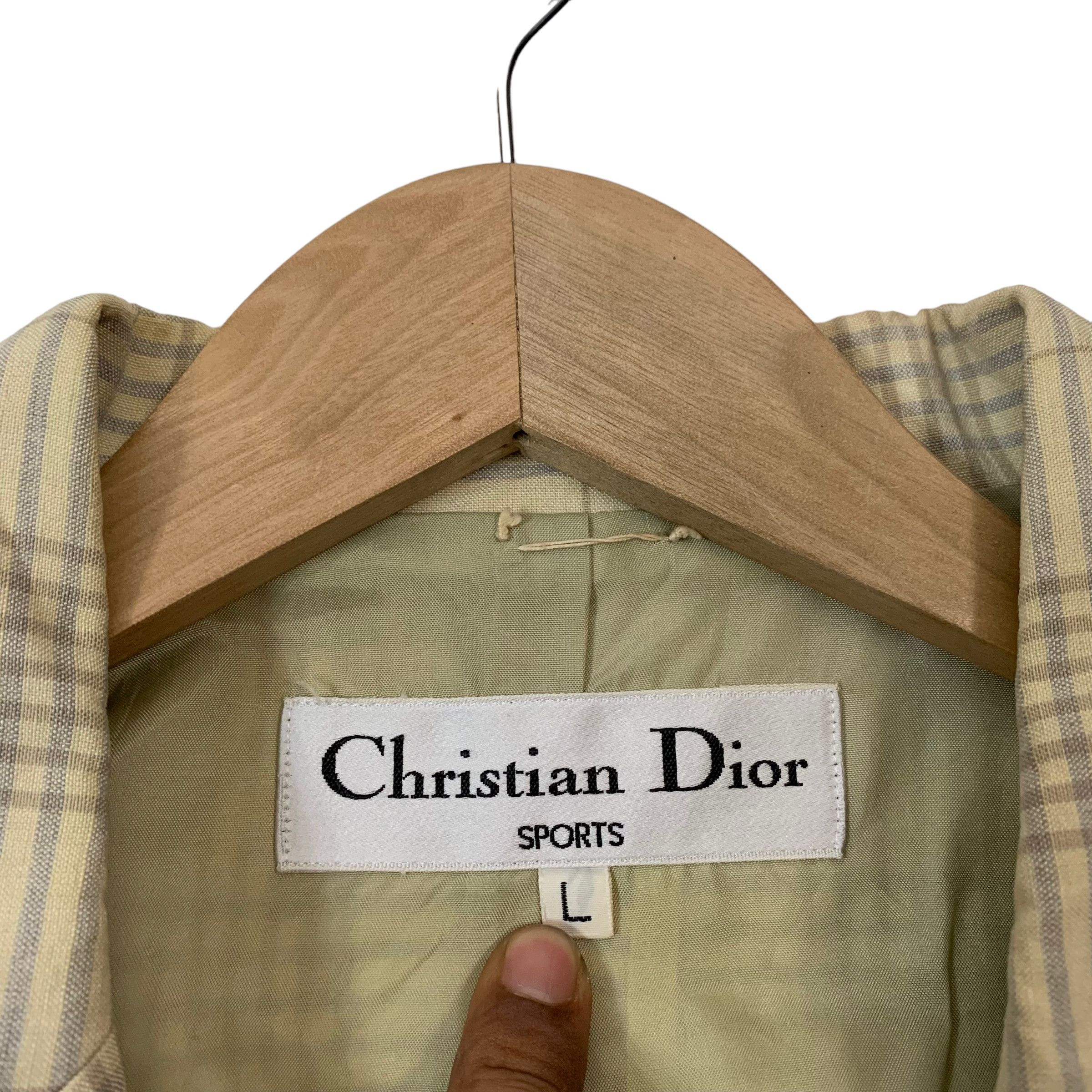 Christian Dior Monsieur Christian Dior Sports Checkered Jacket Size US M / EU 48-50 / 2 - 5 Thumbnail
