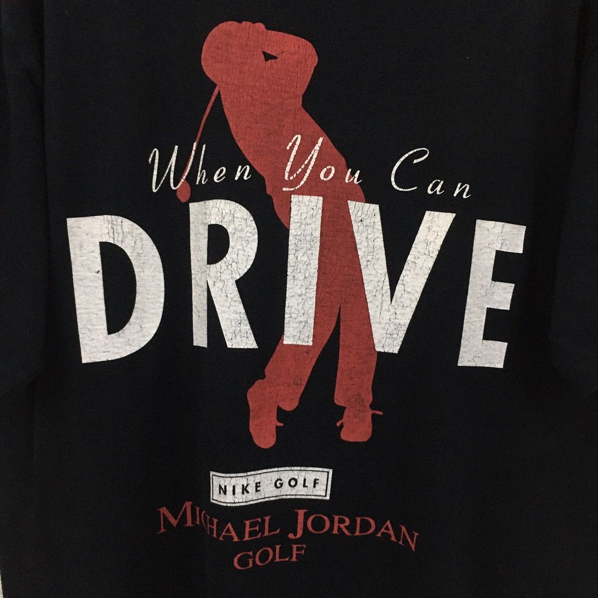 Nike × Vintage Rare Vintage 90s Nike Air Jordan X Nike Golf Jordan Tshirt Size US L / EU 52-54 / 3 - 7 Thumbnail