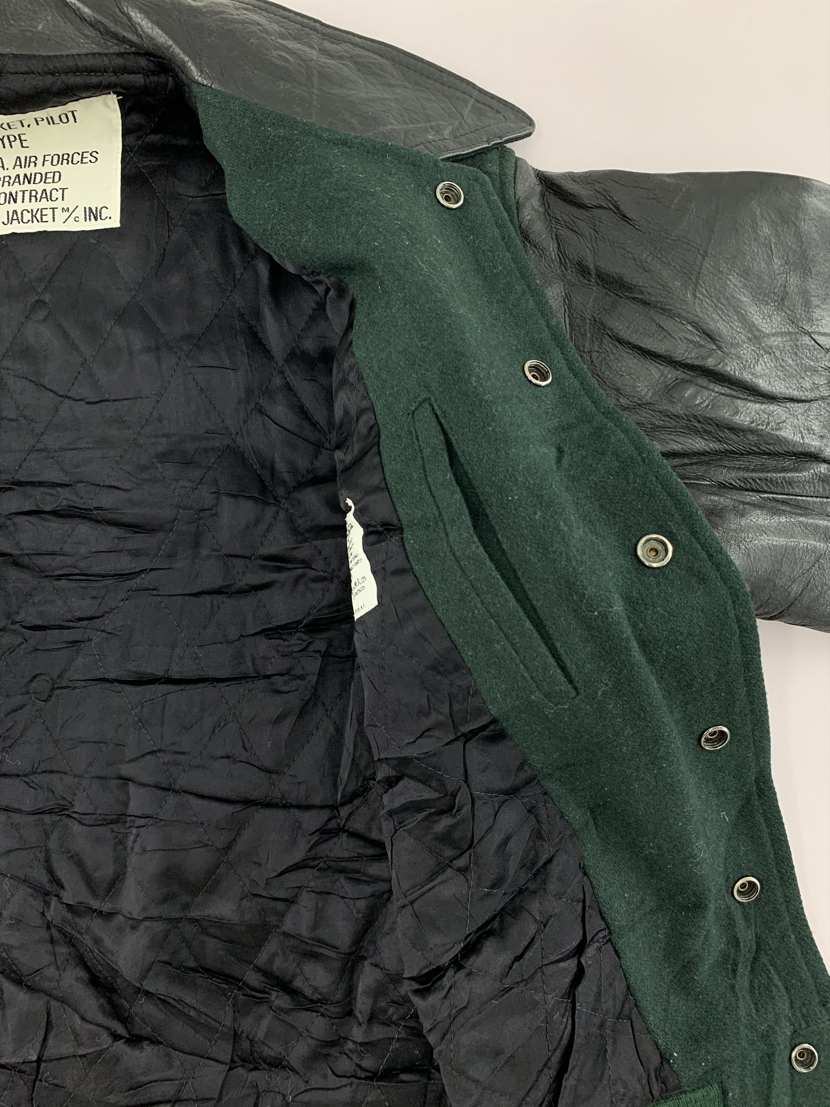 Vintage Vintage Mike Birnies Varsity / Flight Jacket Air Force Size US L / EU 52-54 / 3 - 7 Thumbnail