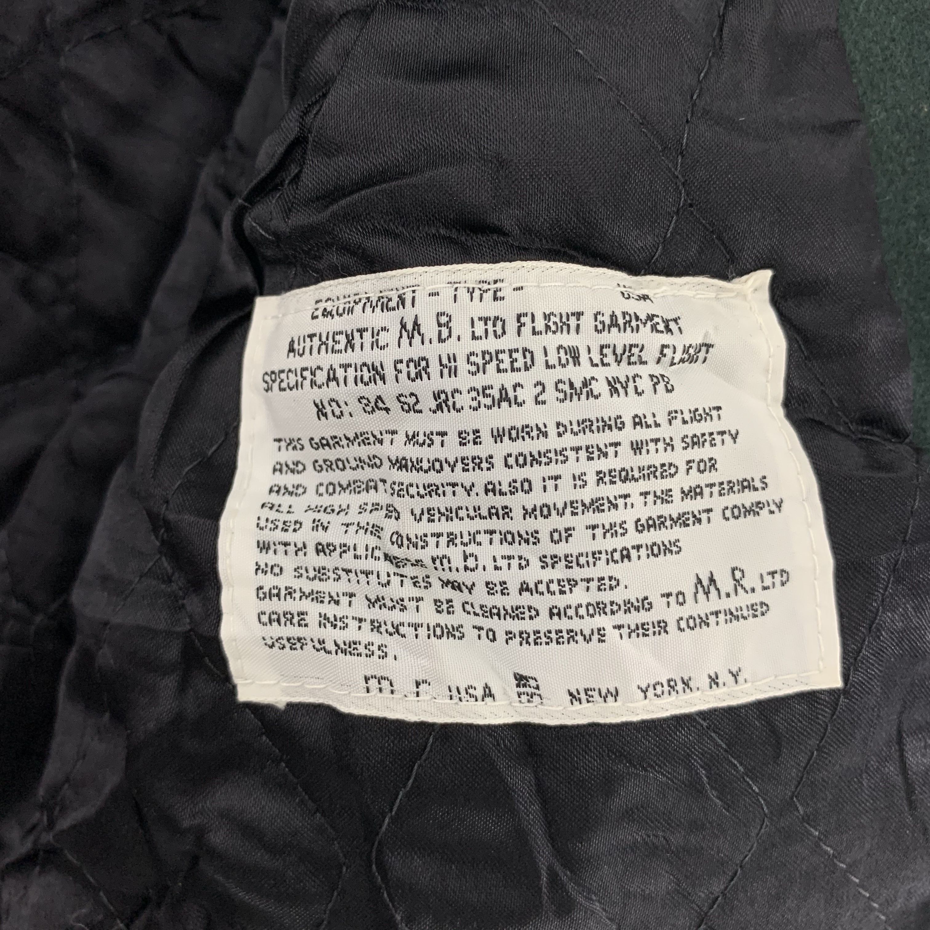 Vintage Vintage Mike Birnies Varsity / Flight Jacket Air Force Size US L / EU 52-54 / 3 - 12 Thumbnail