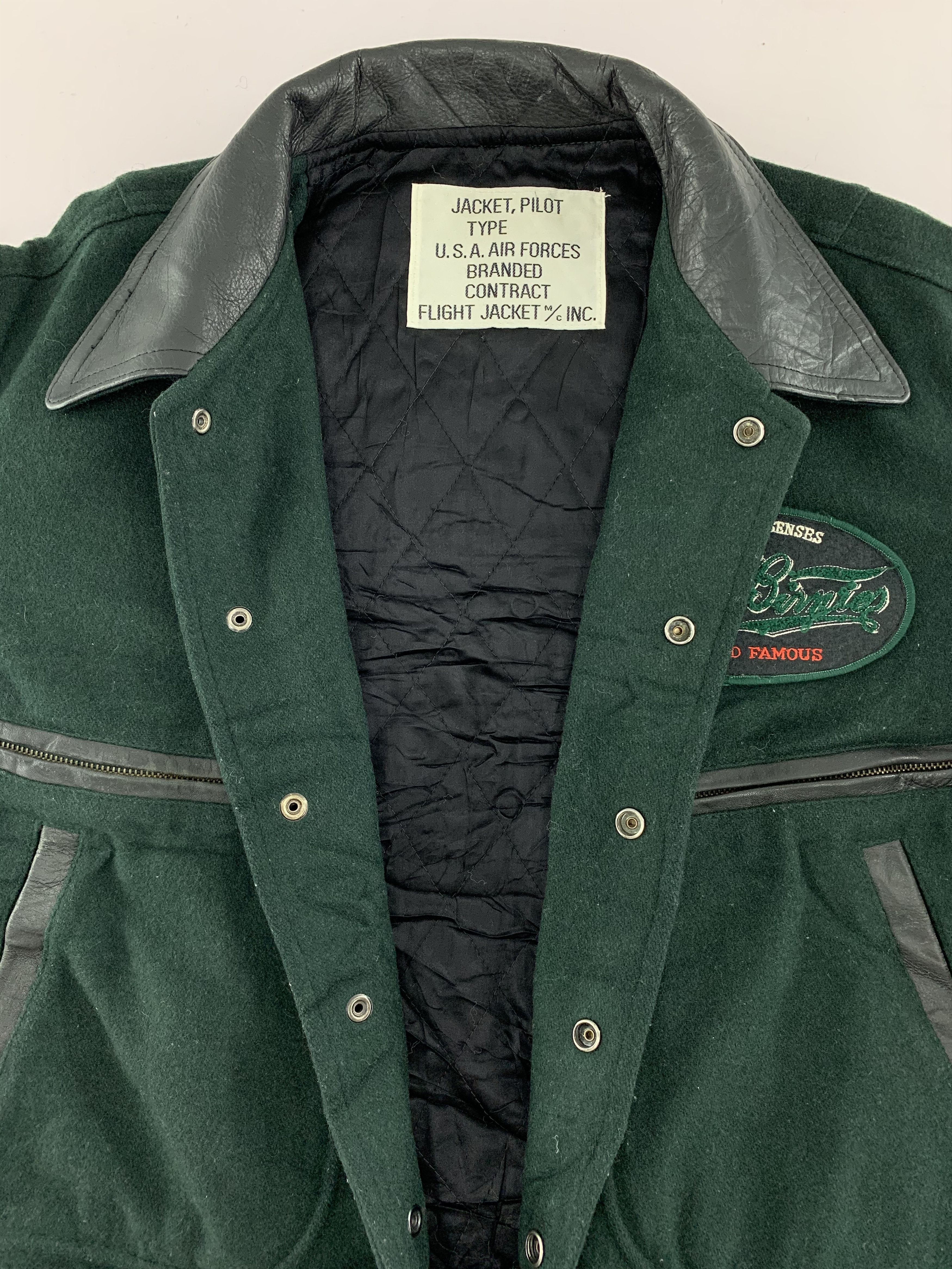 Vintage Vintage Mike Birnies Varsity / Flight Jacket Air Force Size US L / EU 52-54 / 3 - 6 Thumbnail