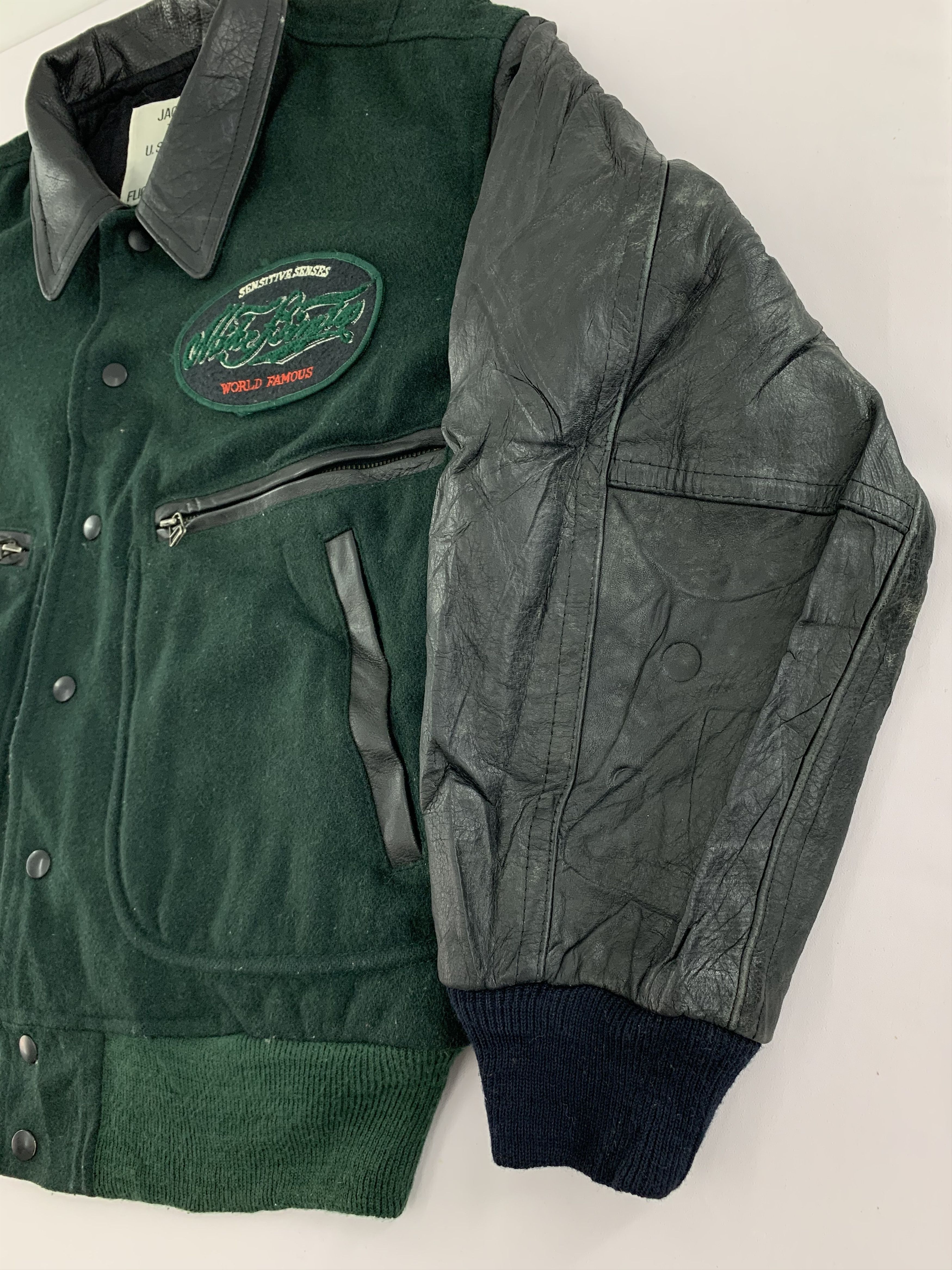 Vintage Vintage Mike Birnies Varsity / Flight Jacket Air Force Size US L / EU 52-54 / 3 - 4 Thumbnail