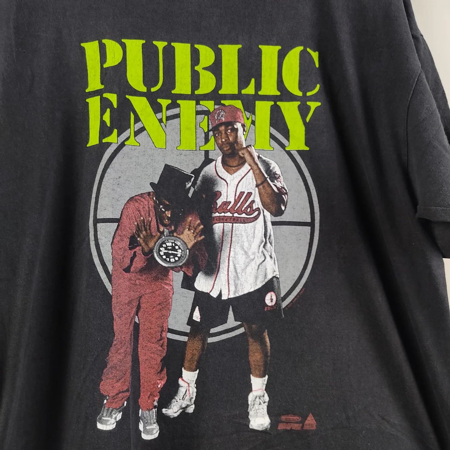 Public Enemy × Rap Tees × Vintage 1991 Public Enemy Apocalypse 91 90's Size US XL / EU 56 / 4 - 4 Thumbnail
