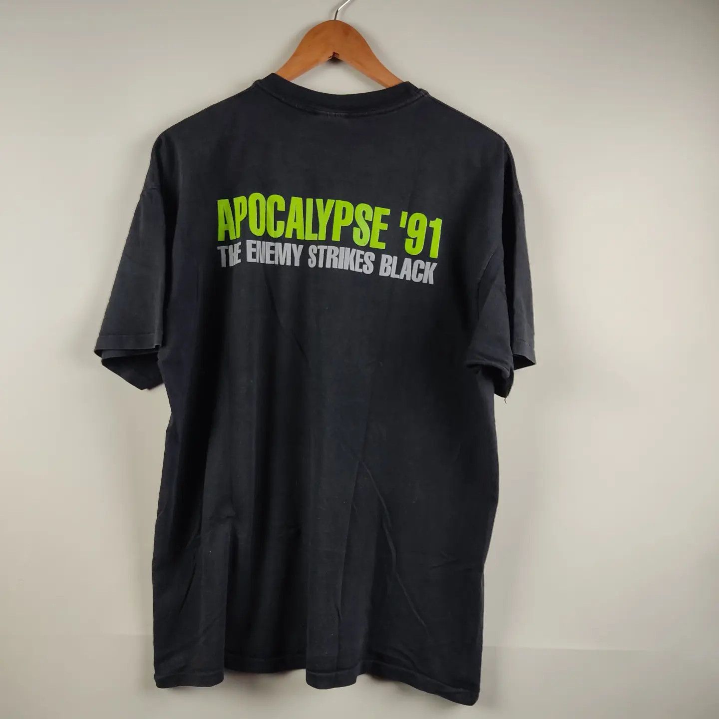Public Enemy × Rap Tees × Vintage 1991 Public Enemy Apocalypse 91 90's Size US XL / EU 56 / 4 - 2 Thumbnail