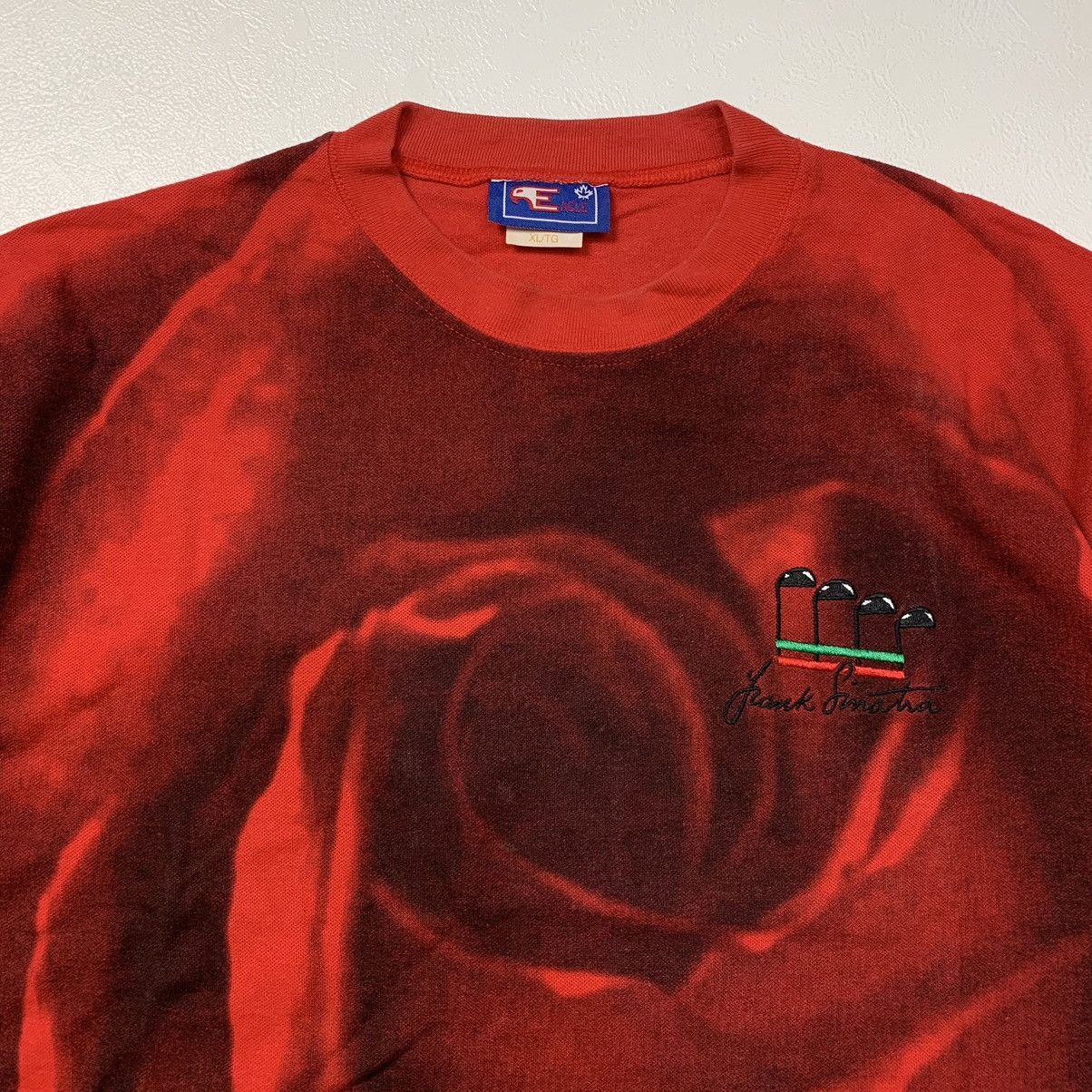 Band Tees Rare Vintage 80s / 90s frank sinatra all over print flower Size US XL / EU 56 / 4 - 3 Thumbnail