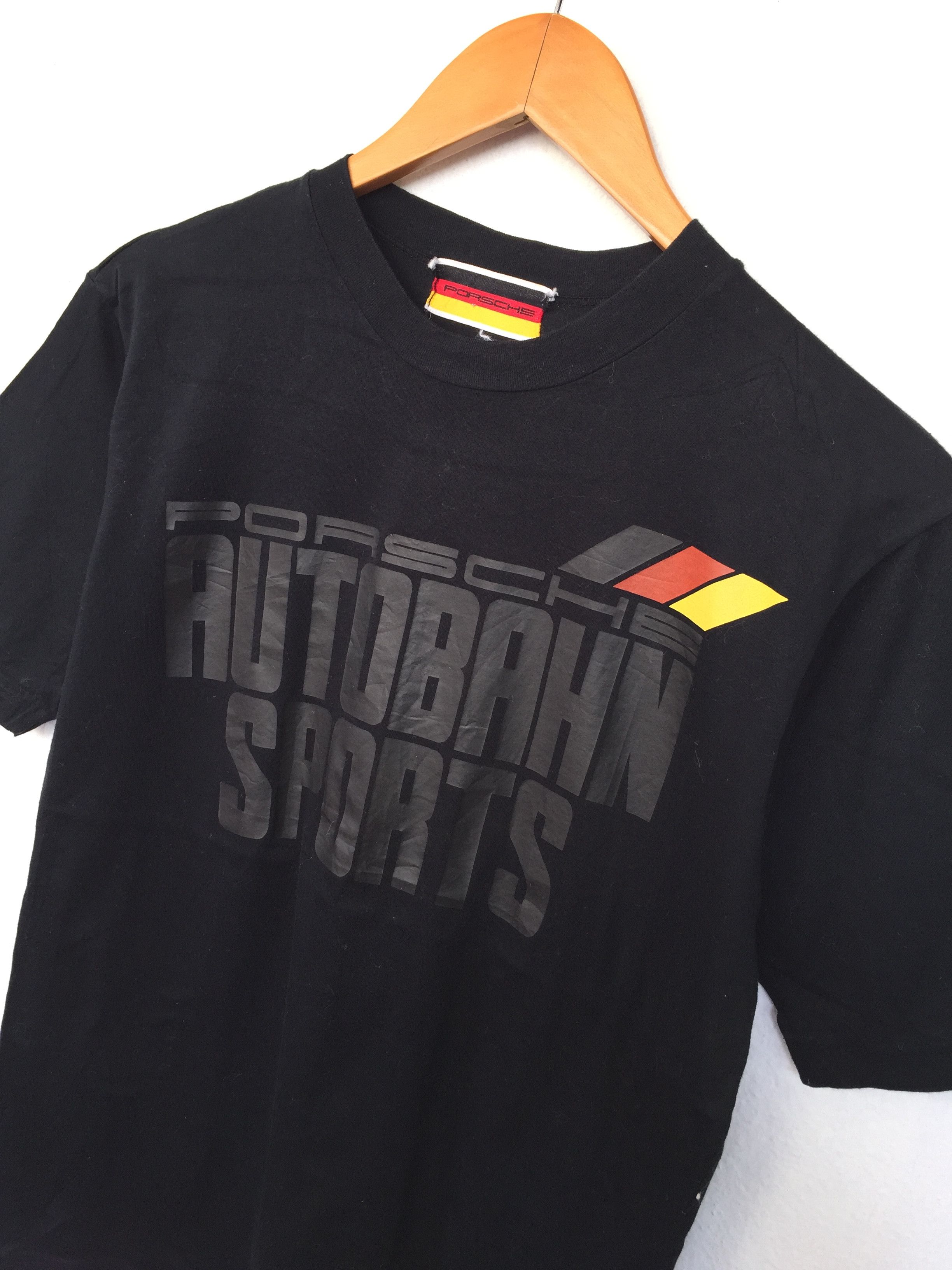 Porsche Design RARE VINTAGE PORSCHE AUTOBAHN SPORTS SINGLE STITCH TEE Size US M / EU 48-50 / 2 - 2 Thumbnail