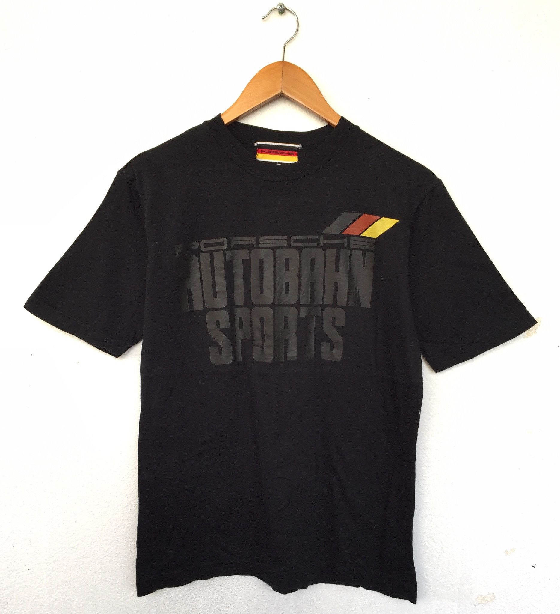 Porsche Design RARE VINTAGE PORSCHE AUTOBAHN SPORTS SINGLE STITCH TEE Size US M / EU 48-50 / 2 - 1 Thumbnail