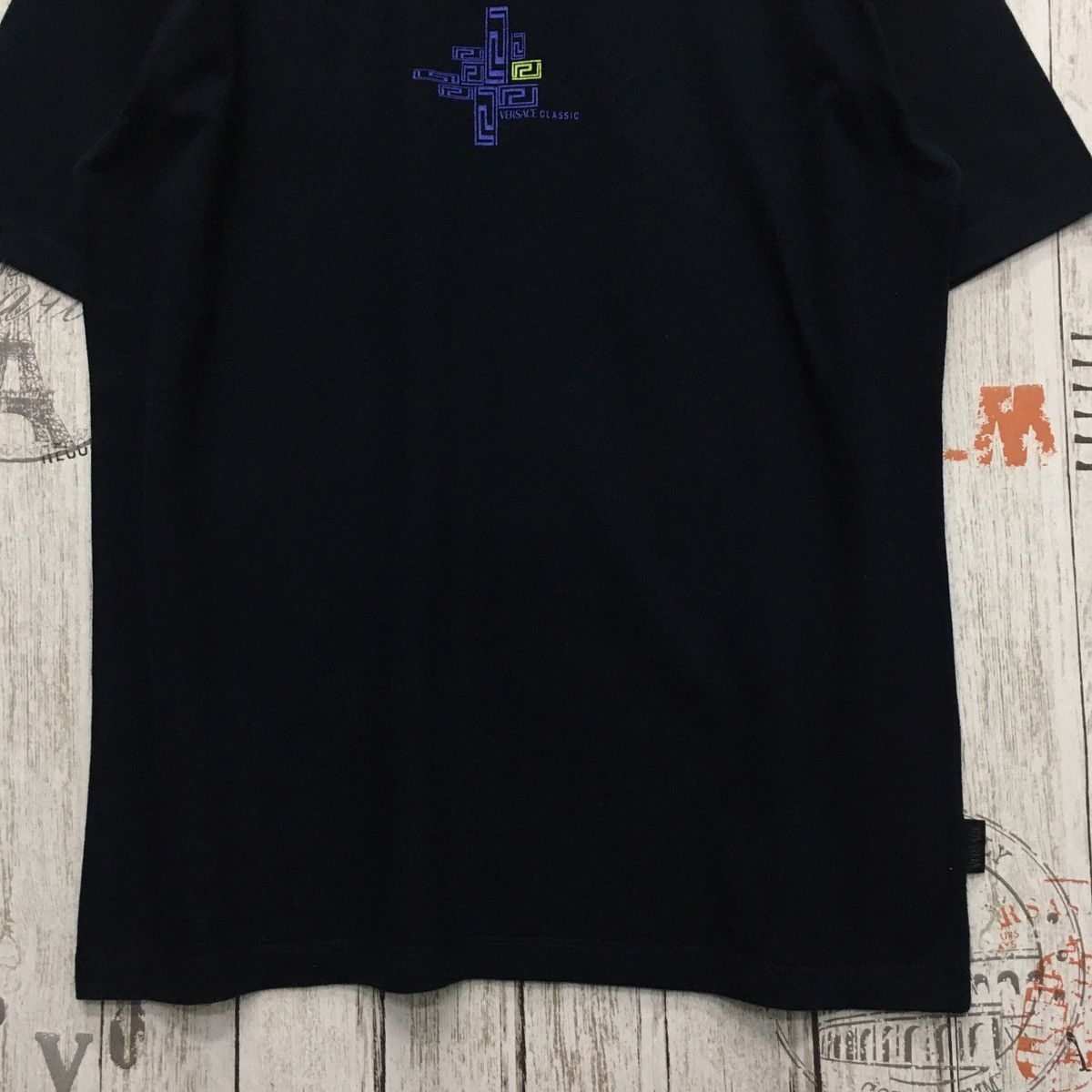 Versace Rare Polos Versace Art Quarter Zipper Made In Italy Size US L / EU 52-54 / 3 - 3 Thumbnail
