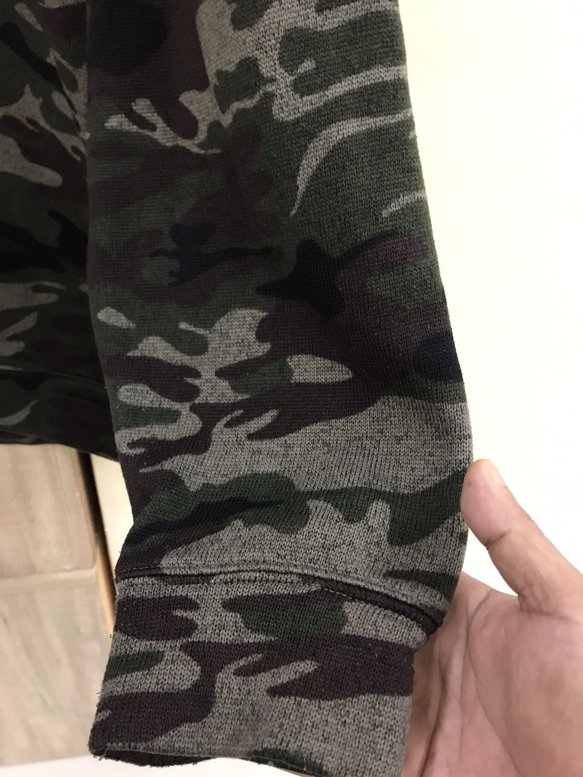 Japanese Brand 🪖 Smack Aspiration Camo Full-Zip Hoodie 🪖 Size US XXL / EU 58 / 5 - 13 Thumbnail