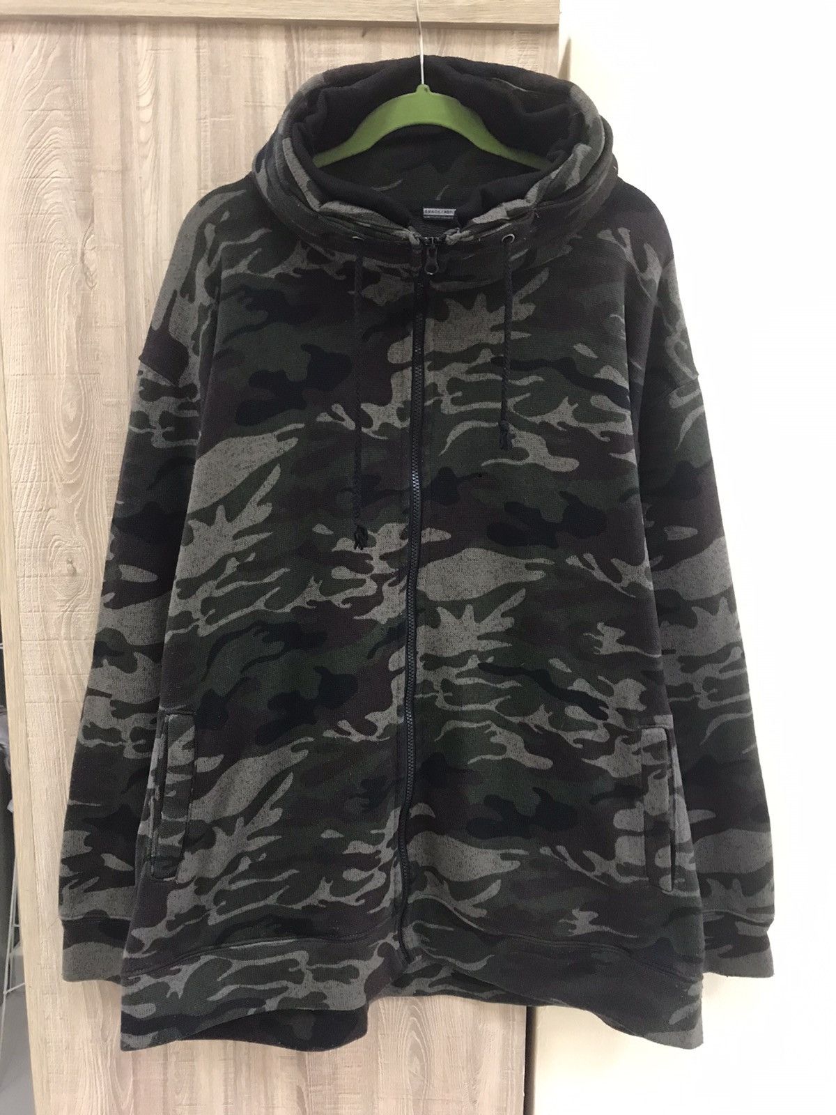 Japanese Brand 🪖 Smack Aspiration Camo Full-Zip Hoodie 🪖 Size US XXL / EU 58 / 5 - 1 Thumbnail