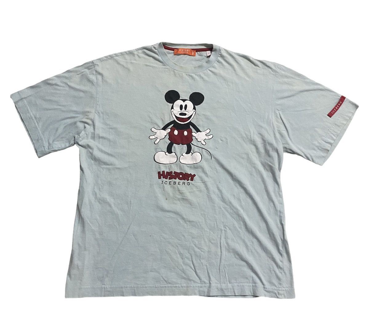 Iceberg × Vintage Vintage Iceberg History Mirror Mickey Mouse Tee Size US M / EU 48-50 / 2 - 1 Thumbnail