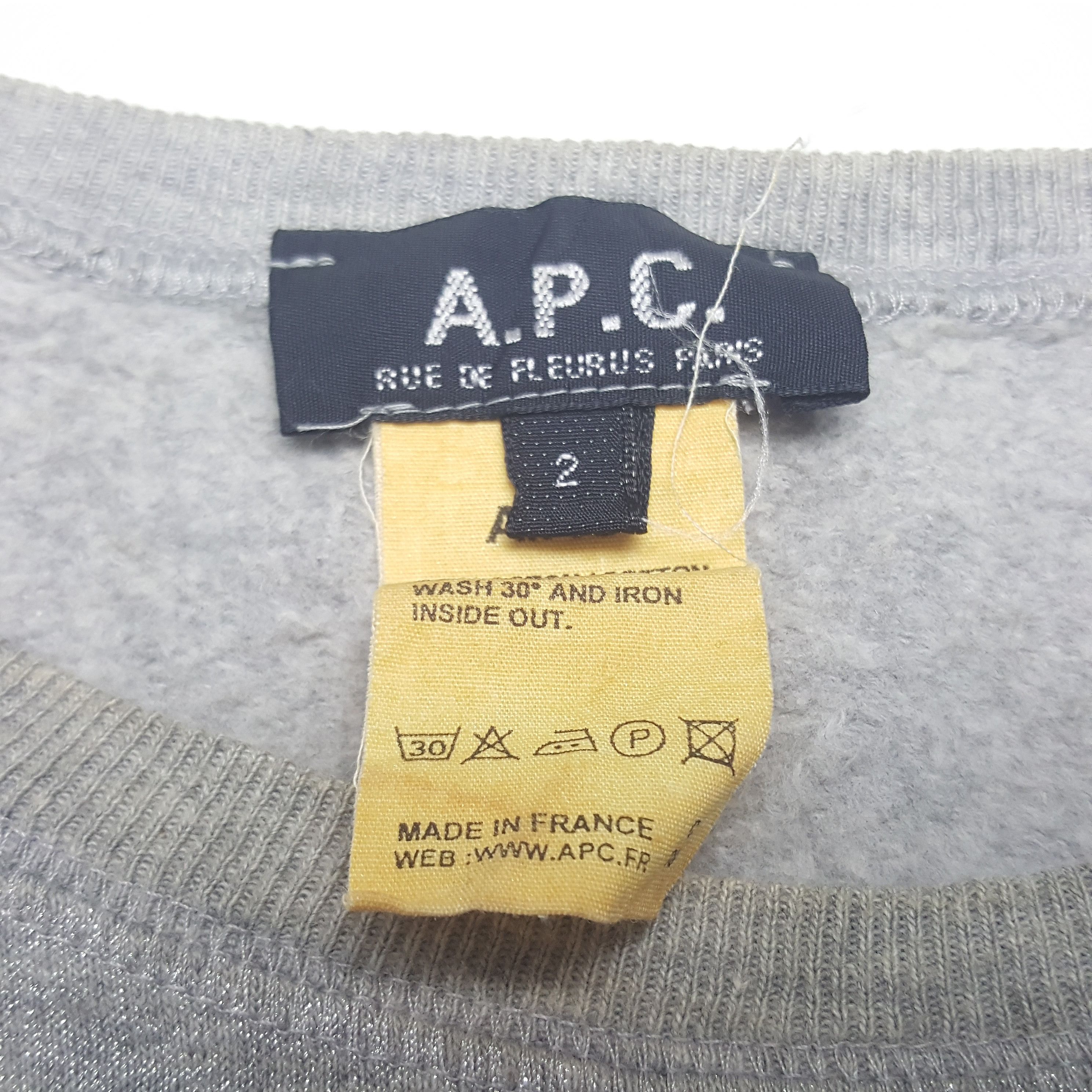 A.P.C. × Vintage Vintage A. P. C. Boxing Sweatshirts Size US XL / EU 56 / 4 - 4 Thumbnail