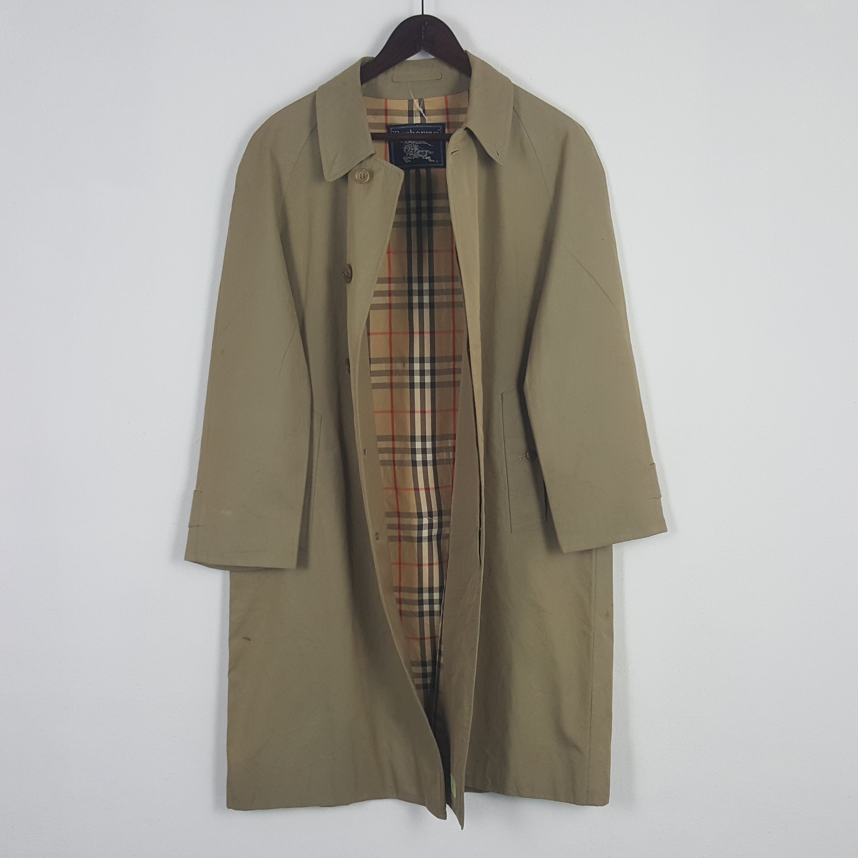 Burberry × Vintage Vintage Burberry London Nova Check Trench Coat Size US L / EU 52-54 / 3 - 4 Thumbnail