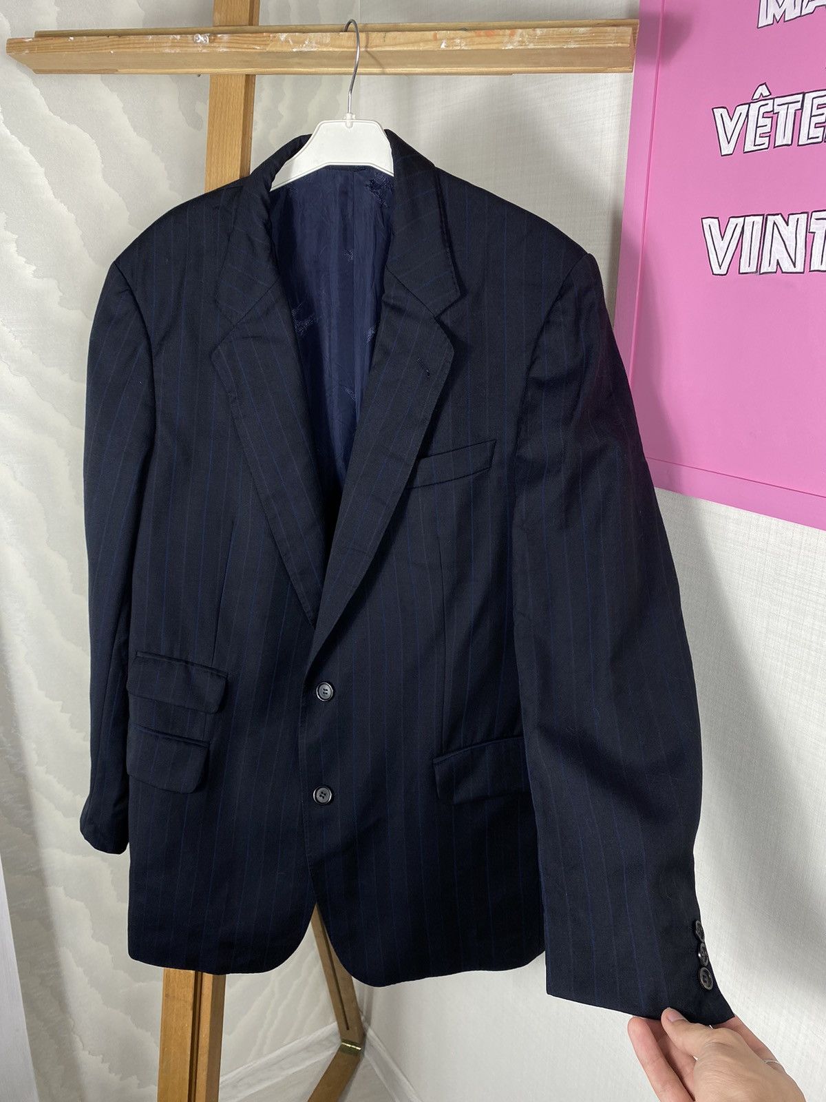 Burberry × Vintage Burberrys London Striped Blazer Size 50L - 6 Thumbnail