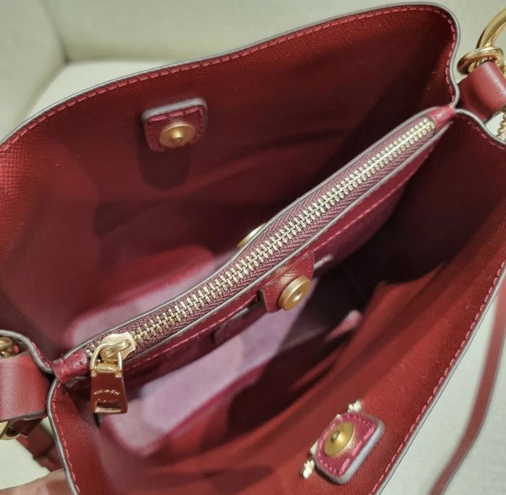 Coach Small Town Bucket Bag With Heart Petal Print Grailed