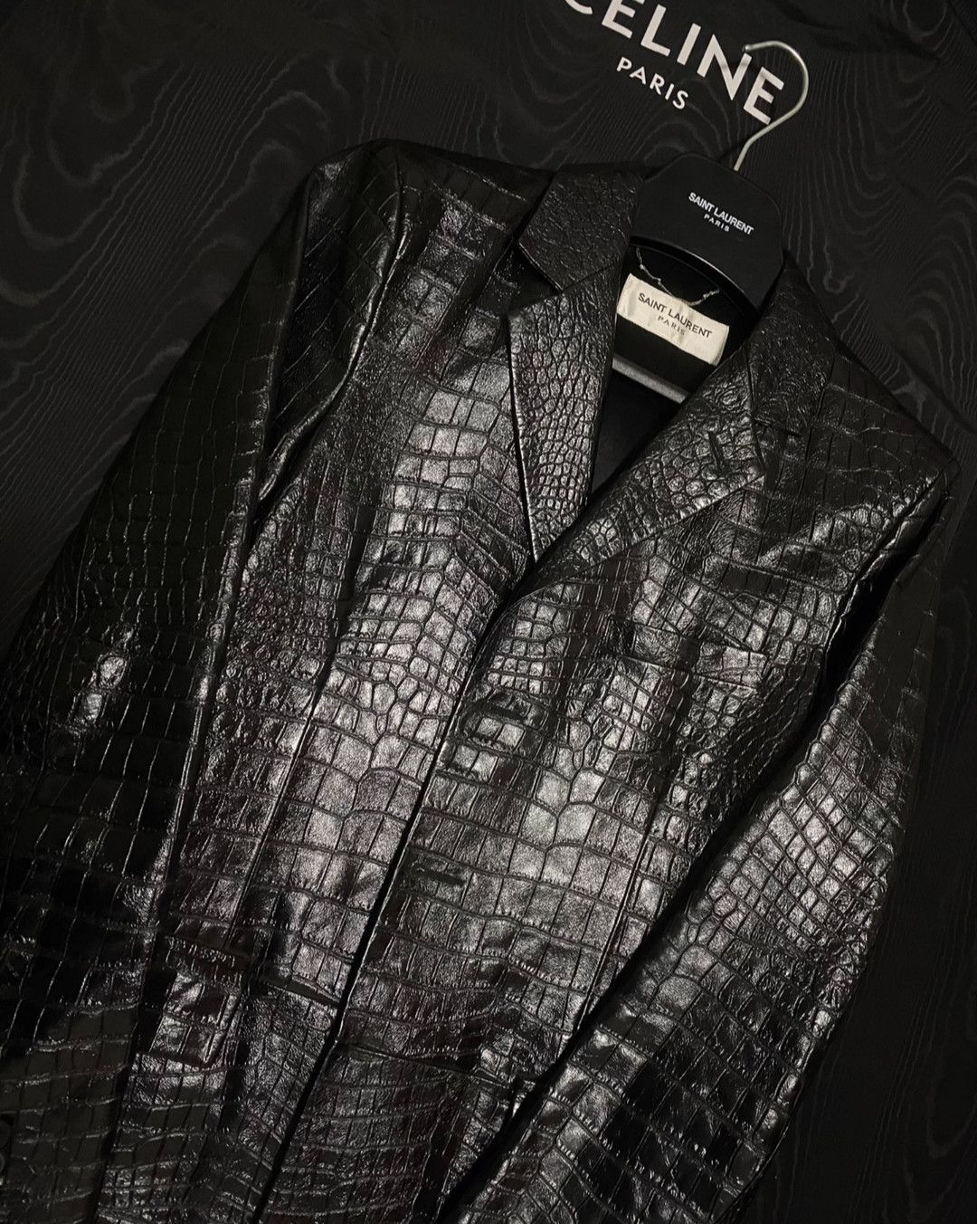 Saint Laurent Paris Saint Laurent Show crocodile leather coat Size US S / EU 44-46 / 1 - 2 Thumbnail