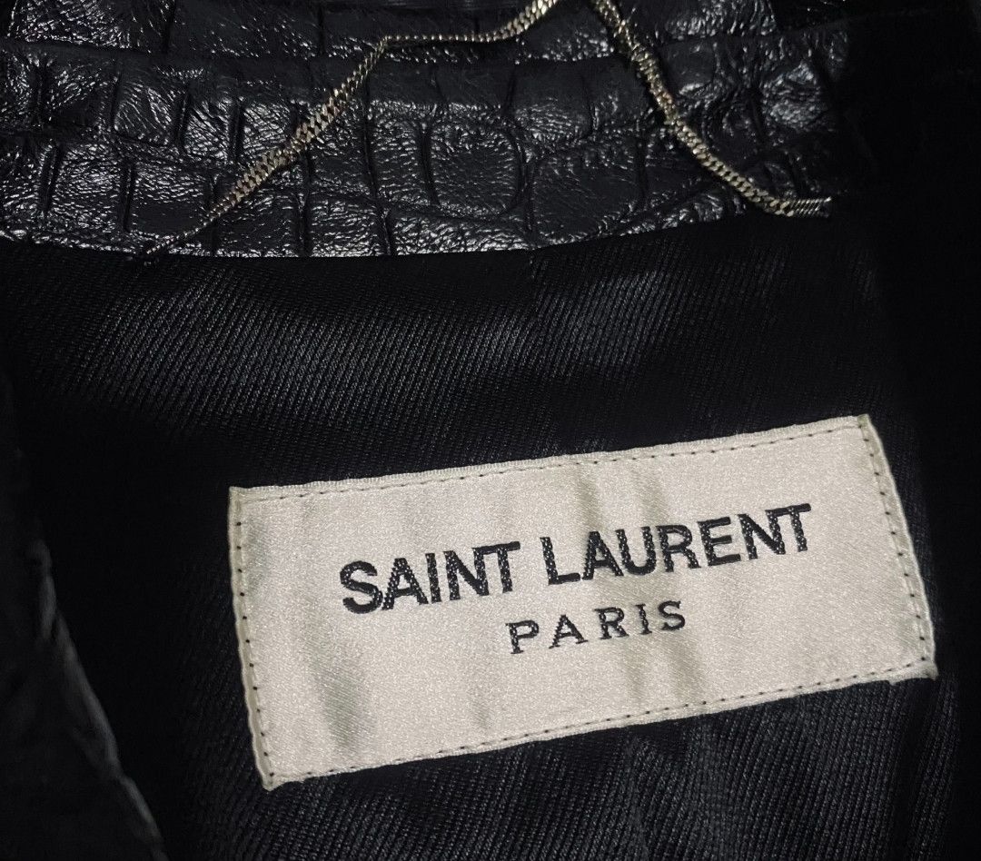 Saint Laurent Paris Saint Laurent Show crocodile leather coat Size US S / EU 44-46 / 1 - 6 Thumbnail