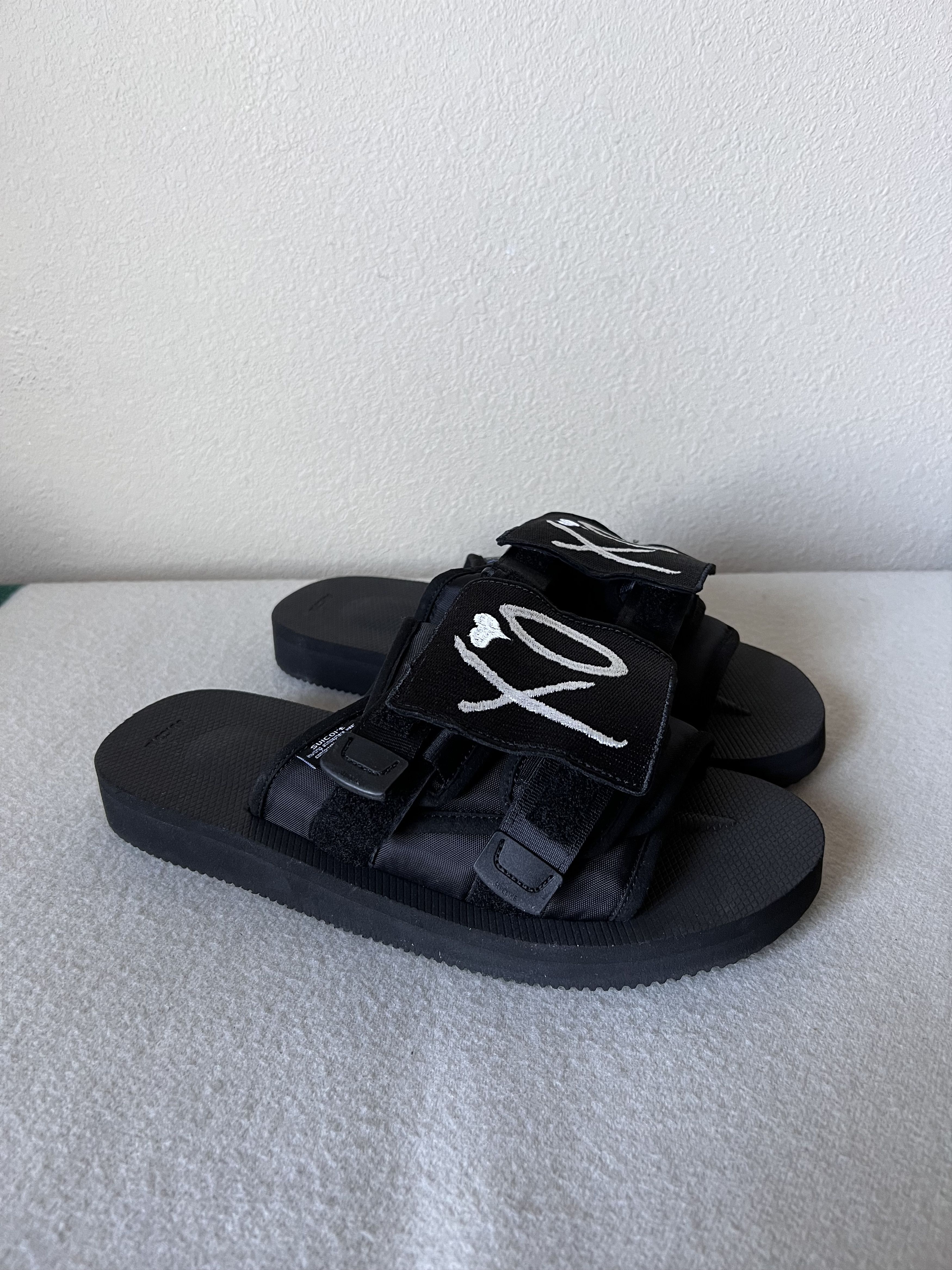 image of Suicoke Xo Moto Sandals In Black, Men's (Size 10)