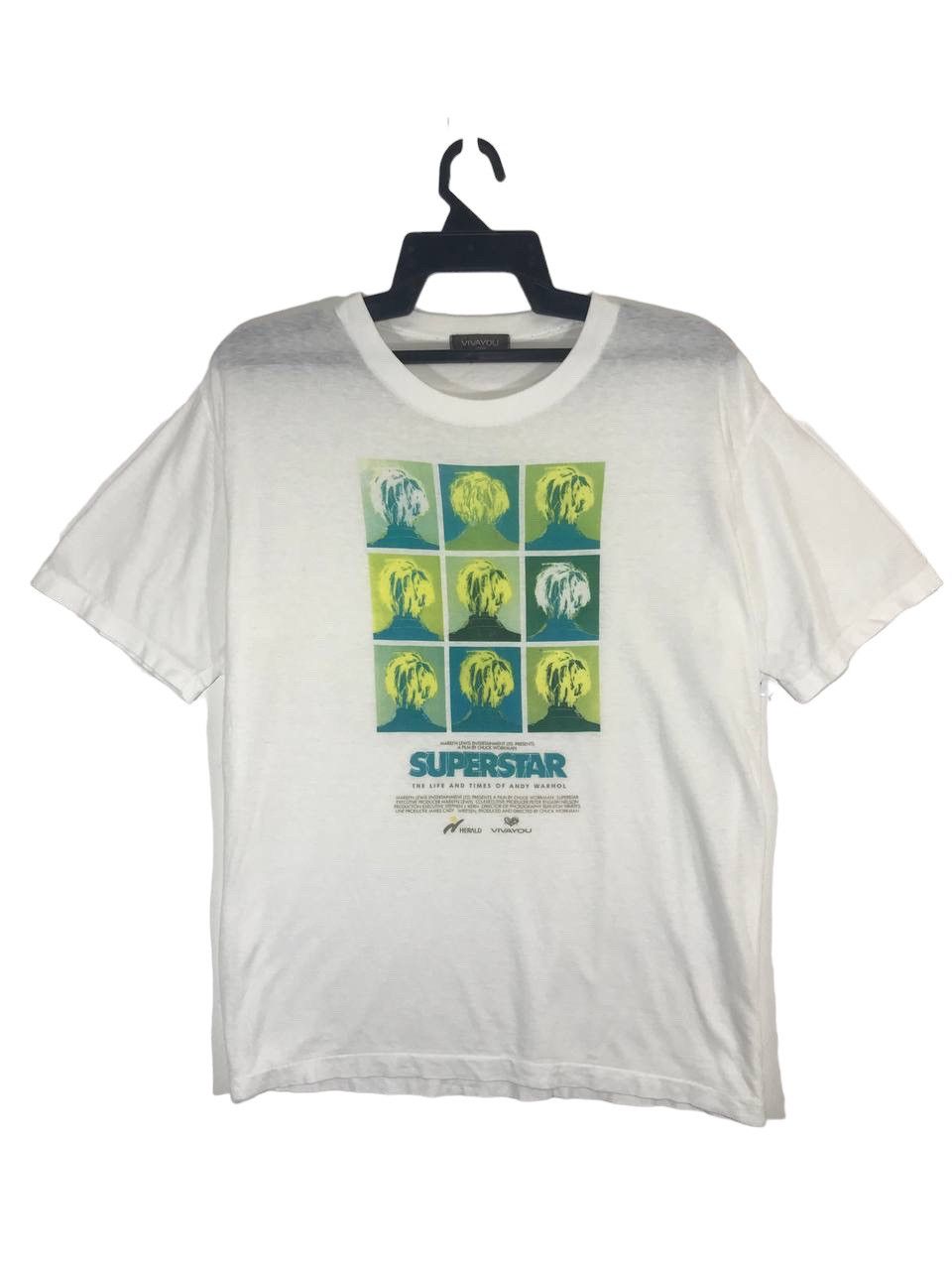 Vintage Vintage rare Superstar The Life And Times Of Andy Warhol Size US M / EU 48-50 / 2 - 1 Thumbnail