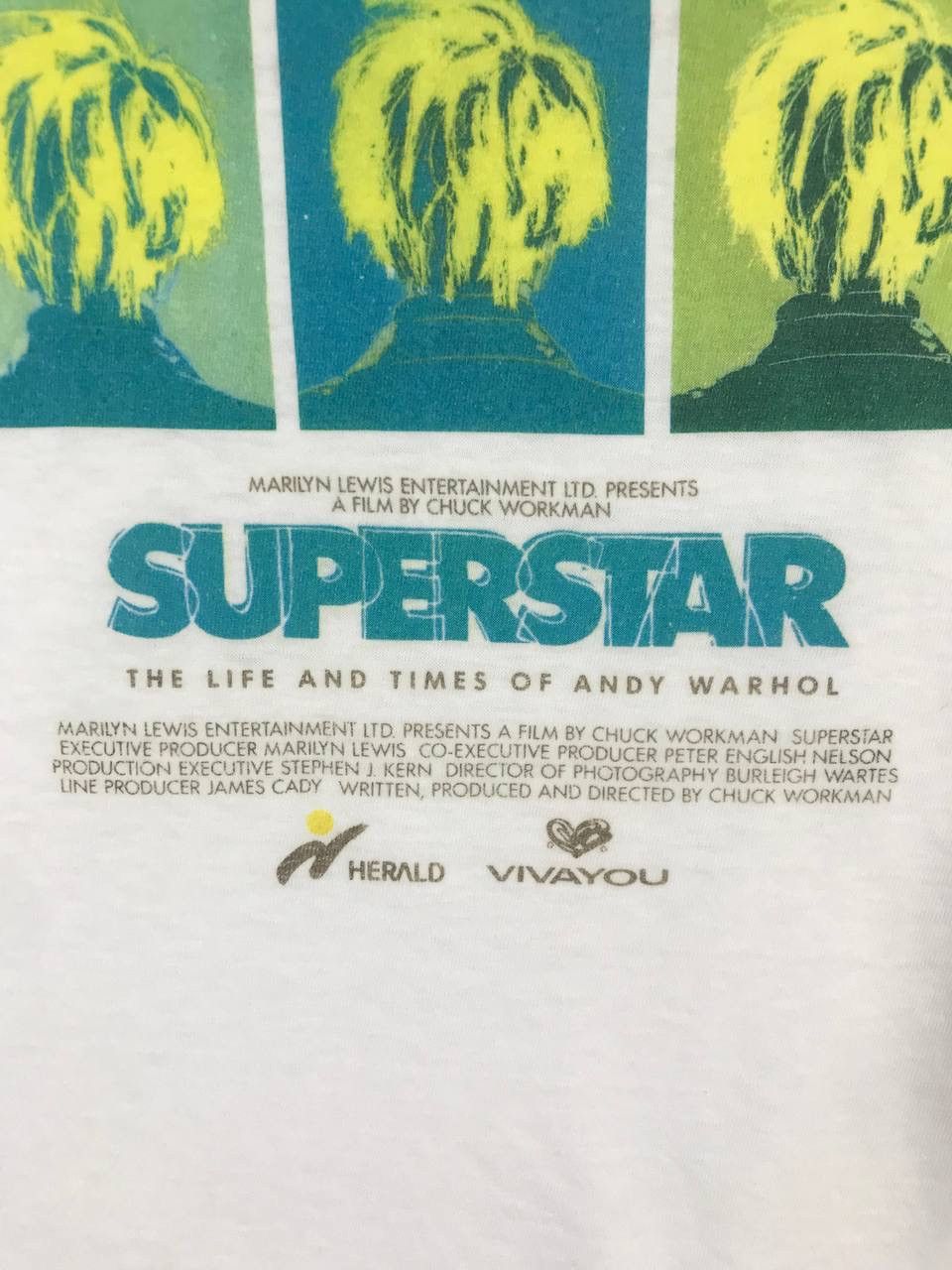 Vintage Vintage rare Superstar The Life And Times Of Andy Warhol Size US M / EU 48-50 / 2 - 4 Thumbnail