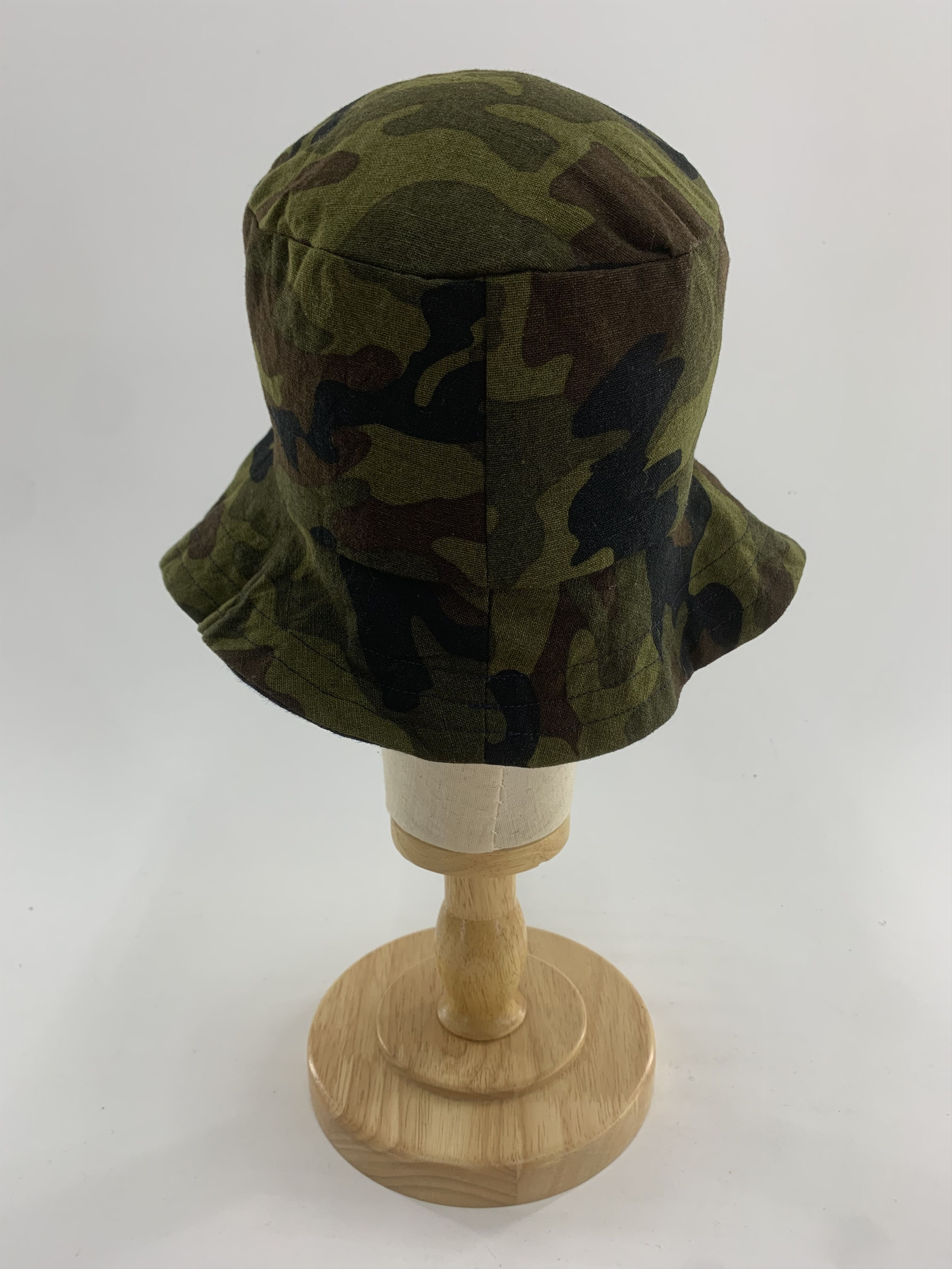 Japanese Brand × Vintage Vintage Camo Bucket Hat Military Size ONE SIZE - 3 Thumbnail