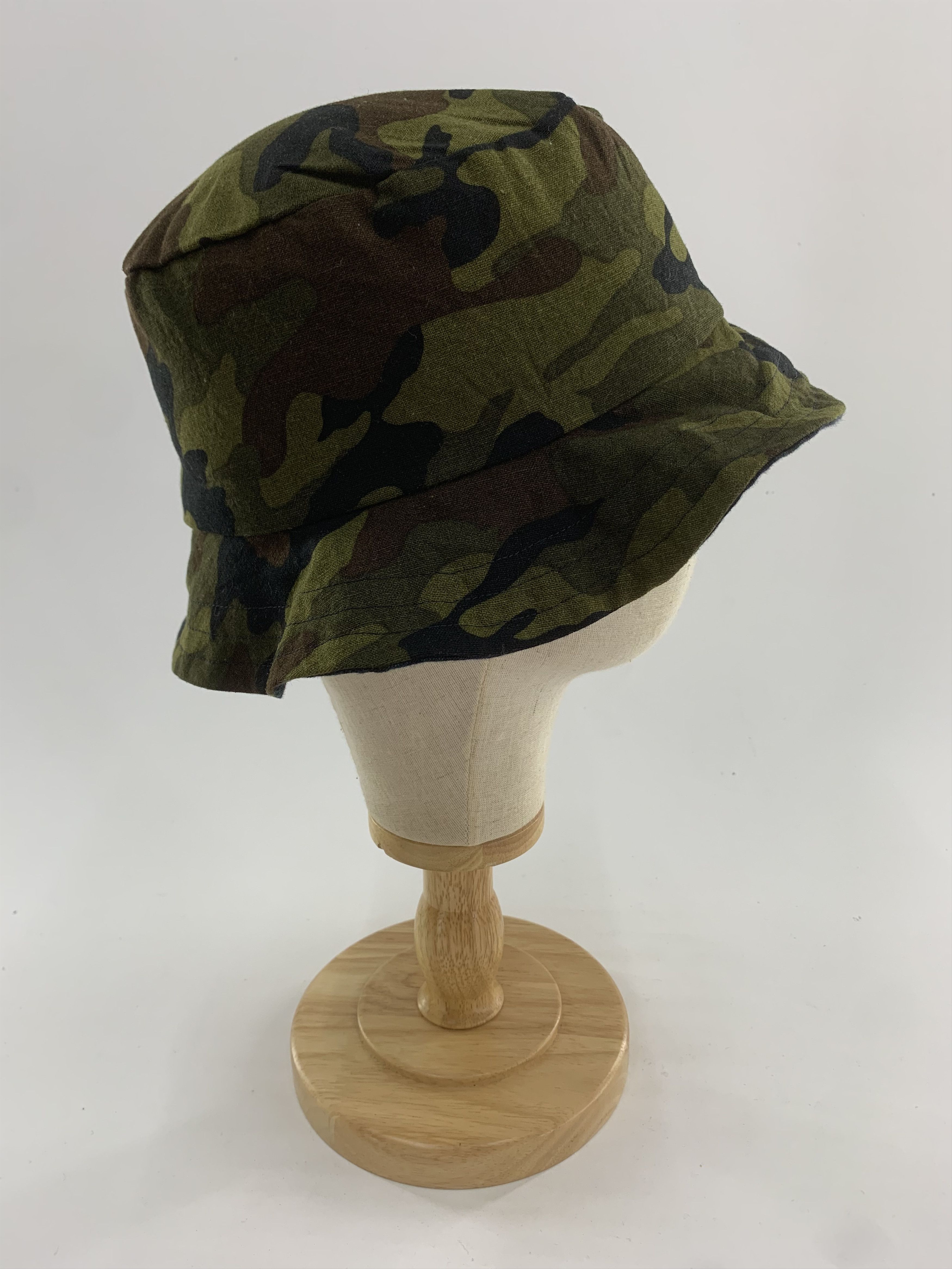 Japanese Brand × Vintage Vintage Camo Bucket Hat Military Size ONE SIZE - 4 Thumbnail