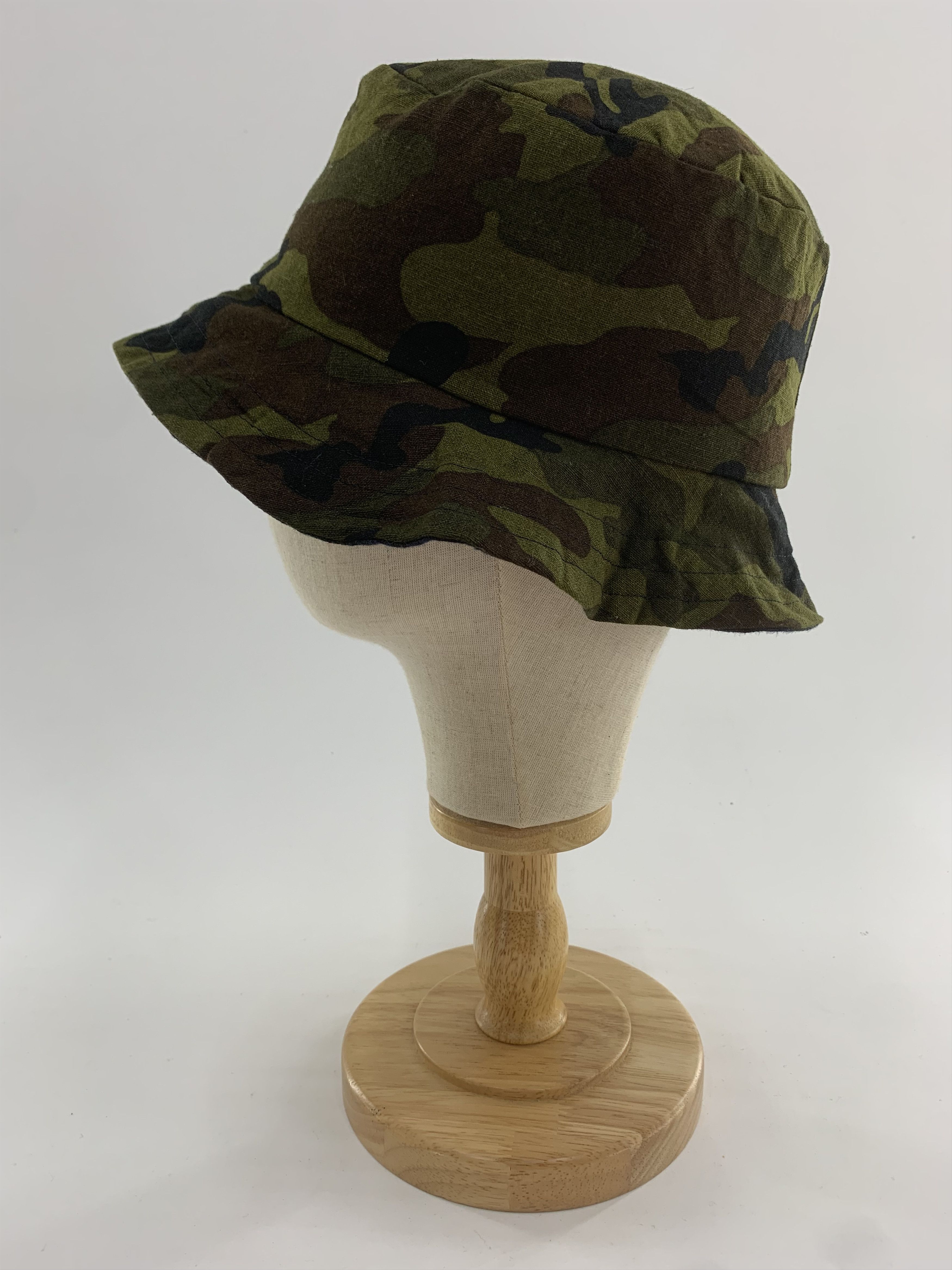 Japanese Brand × Vintage Vintage Camo Bucket Hat Military Size ONE SIZE - 1 Thumbnail