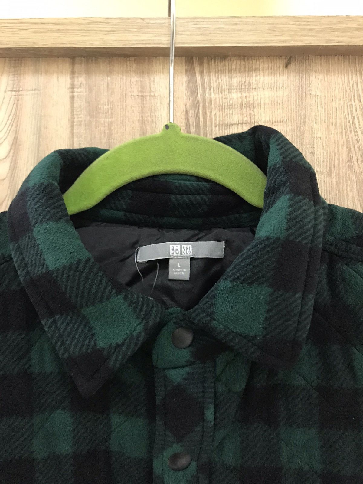 Uniqlo Uniqlo Green Checkered Button Up Jacket Size US L / EU 52-54 / 3 - 6 Thumbnail
