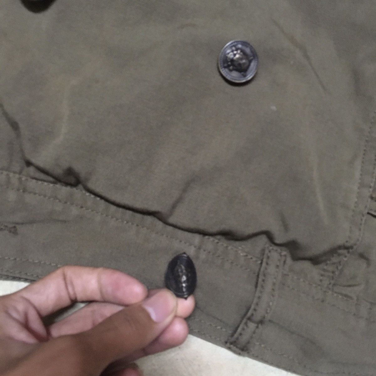 Japanese Brand Military Army Style Olive Green Jacket Size US M / EU 48-50 / 2 - 5 Thumbnail