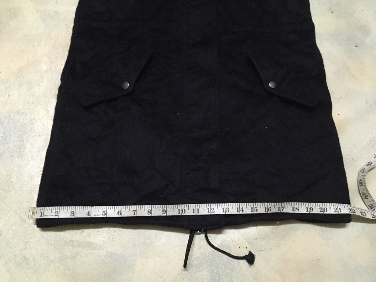 Japanese Brand Mila Owen Black Parka Wool Jacket Avant Garde Style Size US M / EU 48-50 / 2 - 5 Thumbnail