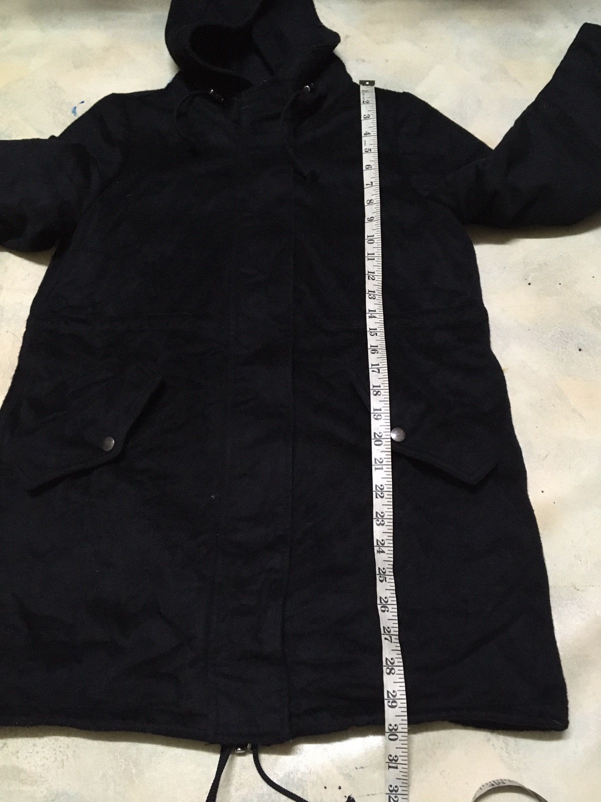 Japanese Brand Mila Owen Black Parka Wool Jacket Avant Garde Style Size US M / EU 48-50 / 2 - 6 Thumbnail