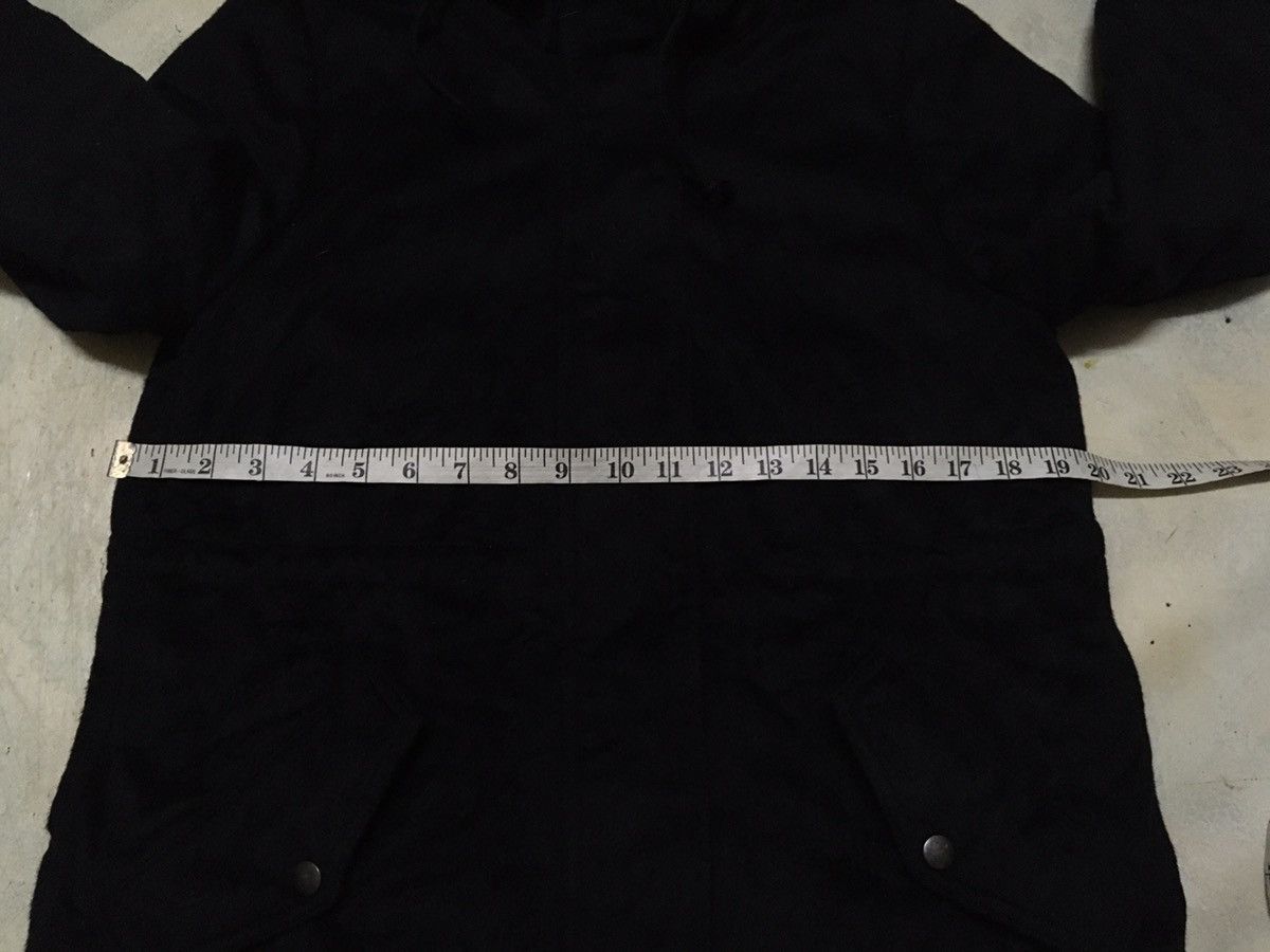 Japanese Brand Mila Owen Black Parka Wool Jacket Avant Garde Style Size US M / EU 48-50 / 2 - 4 Thumbnail