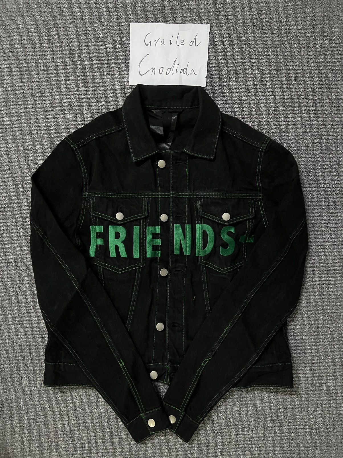 Vlone DS friends denim jacket Size US L / EU 52-54 / 3 - 1 Thumbnail