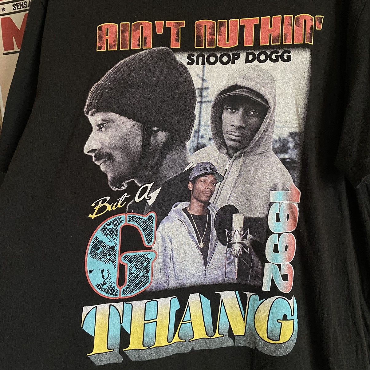 Snoop Dogg Vintage Snoop Dogg Full Graphic T-Shirt Size US L / EU 52-54 / 3 - 2 Thumbnail