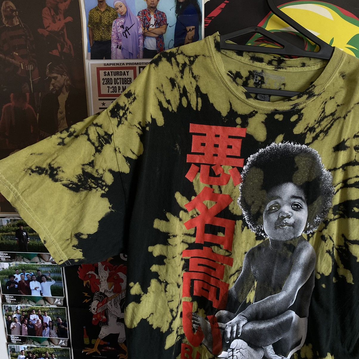 Rap Tees Vintage The Notorious B.I.G. Baby Tie Dye T-Shirt Size US L / EU 52-54 / 3 - 6 Thumbnail
