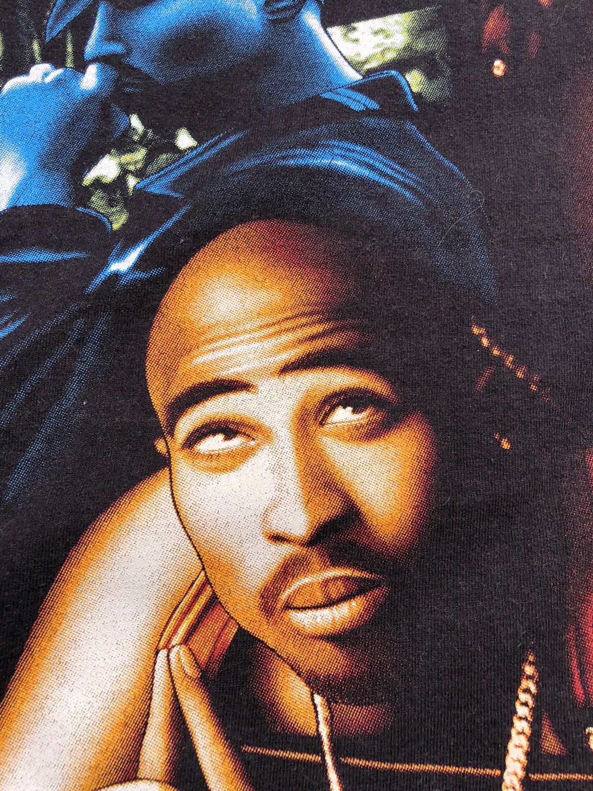 Band Tees Vintage 90s Tupac 2Pac Bootleg Tee (50 cent Dr. Dre) Size US L / EU 52-54 / 3 - 5 Thumbnail
