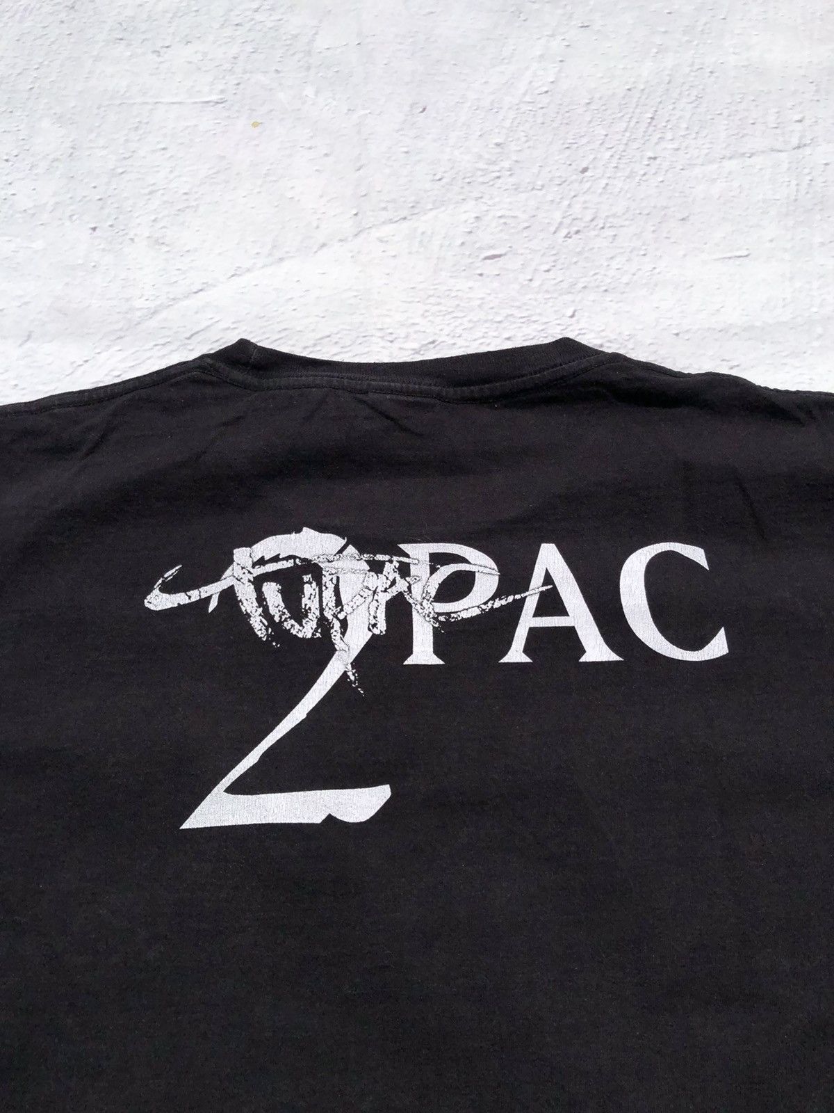 Band Tees Vintage 90s Tupac 2Pac Bootleg Tee (50 cent Dr. Dre) Size US L / EU 52-54 / 3 - 10 Thumbnail