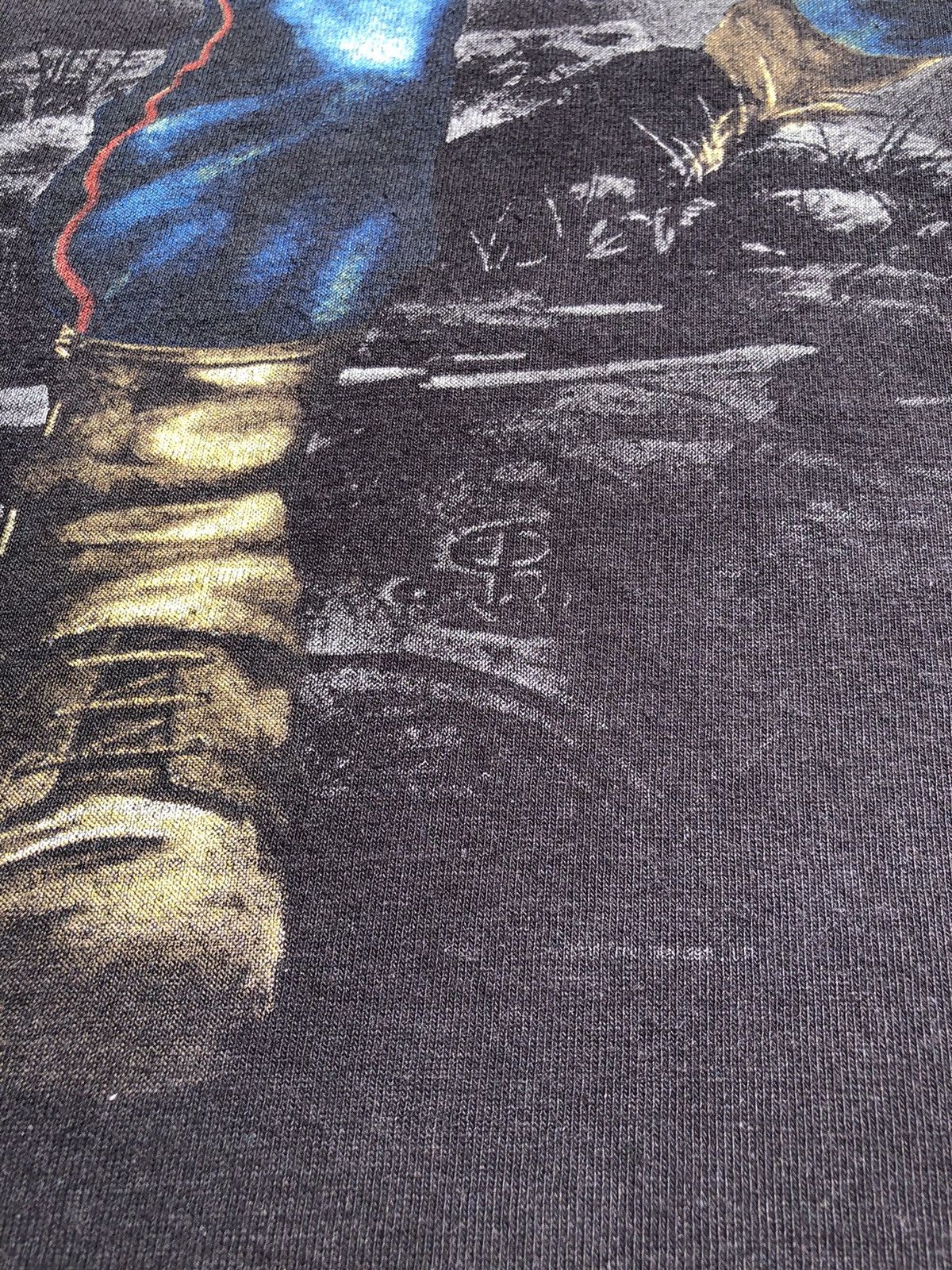 Band Tees Vintage 2011 Iron Maiden Trooper Black Tee (Judas Priest) Size US L / EU 52-54 / 3 - 5 Thumbnail