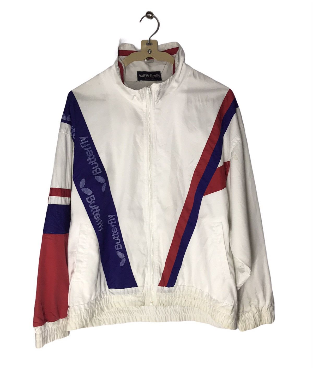 Japanese Brand × Vintage Vintage butterfly zipper light jacket Size US L / EU 52-54 / 3 - 1 Thumbnail