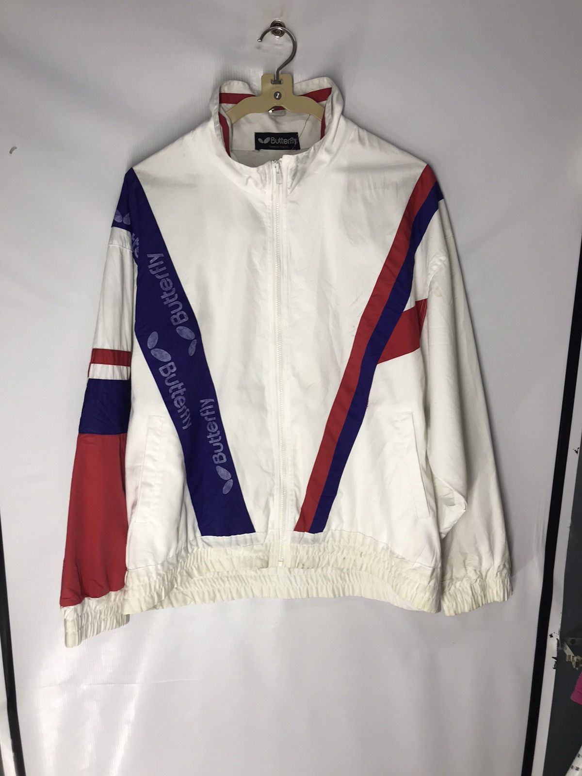 Japanese Brand × Vintage Vintage butterfly zipper light jacket Size US L / EU 52-54 / 3 - 11 Thumbnail