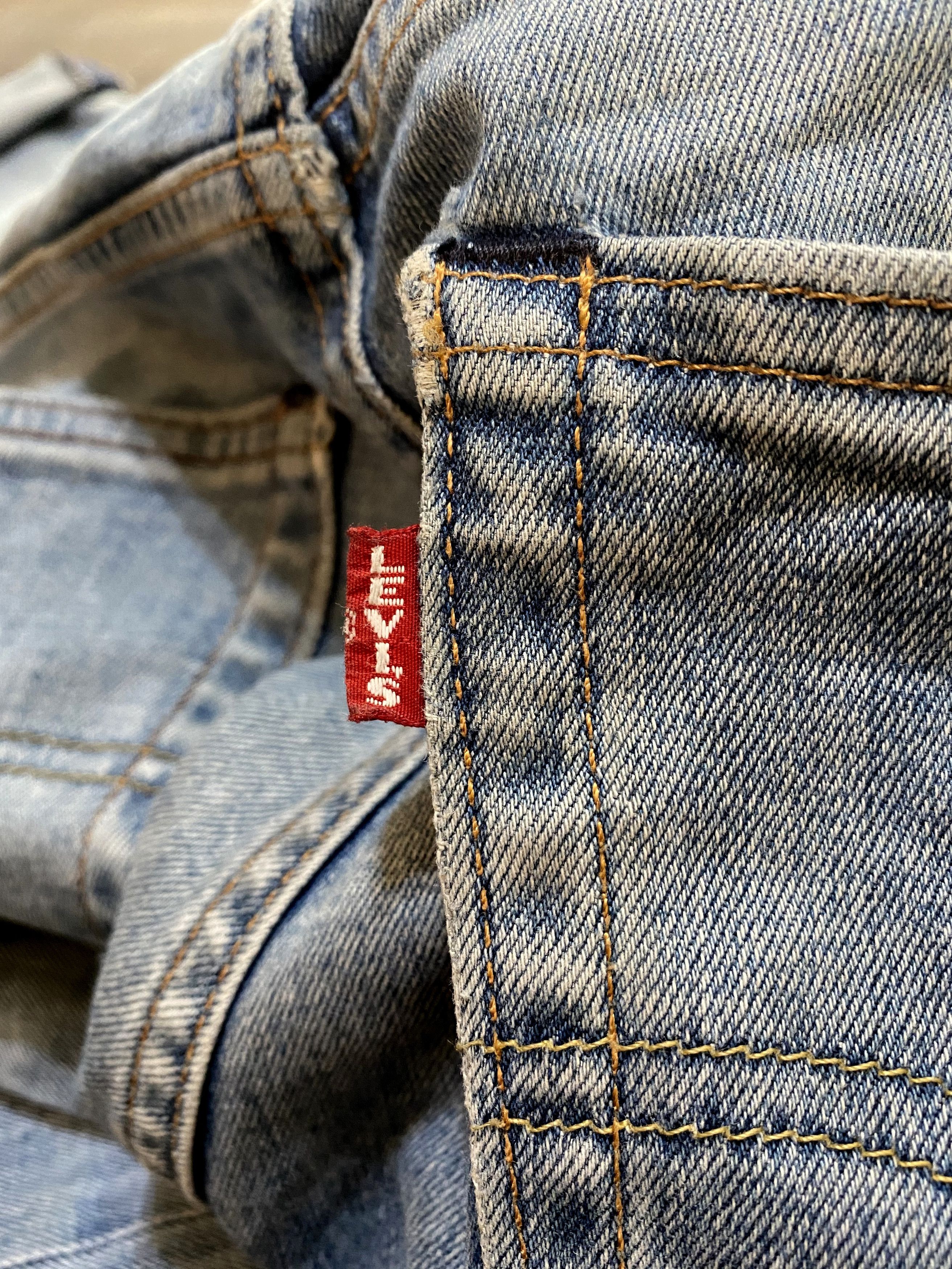 Levi's Vintage Clothing Levi's 511 Premium Big E Performance LVC Washed Jeans Denim Size US 30 / EU 46 - 6 Thumbnail