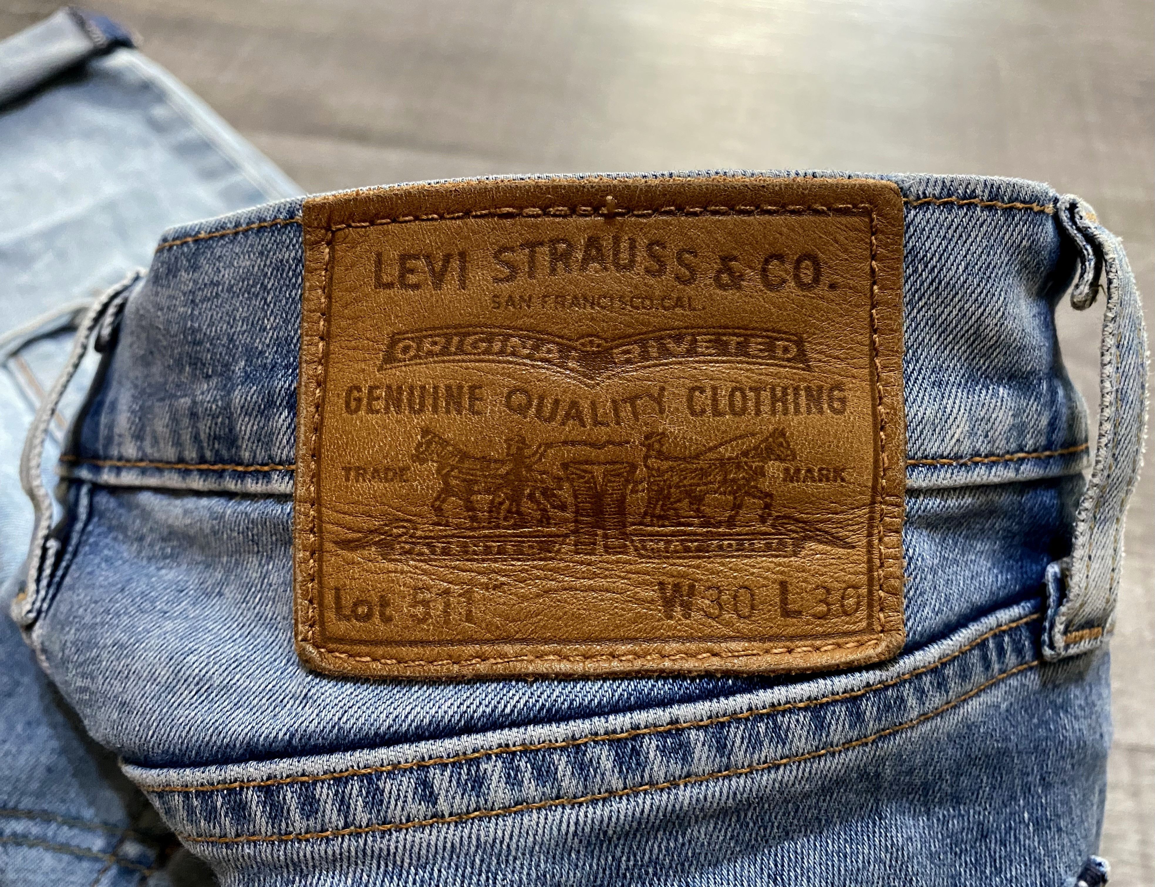 Levi's Vintage Clothing Levi's 511 Premium Big E Performance LVC Washed Jeans Denim Size US 30 / EU 46 - 4 Thumbnail