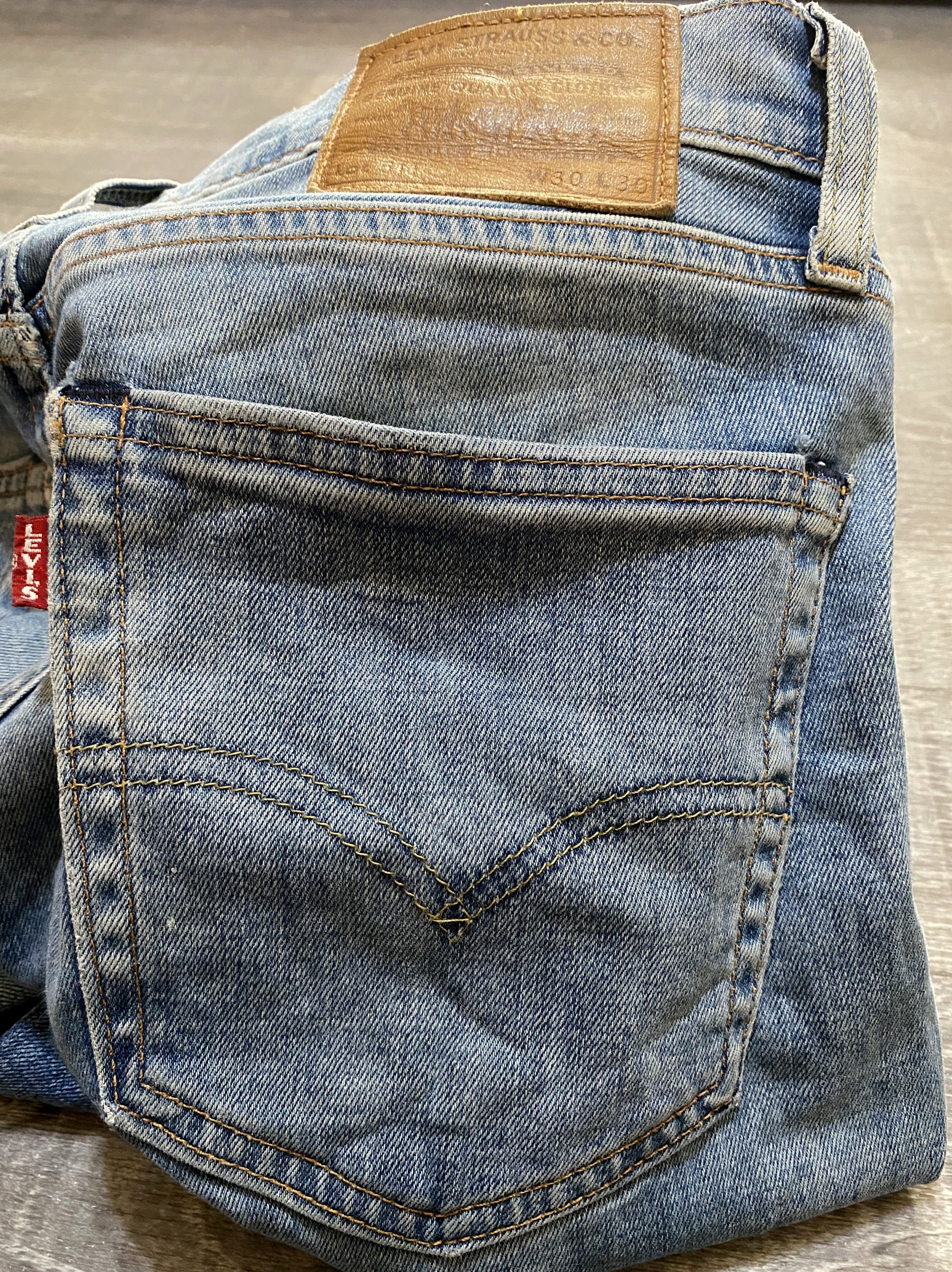 Levi's Vintage Clothing Levi's 511 Premium Big E Performance LVC Washed Jeans Denim Size US 30 / EU 46 - 5 Thumbnail