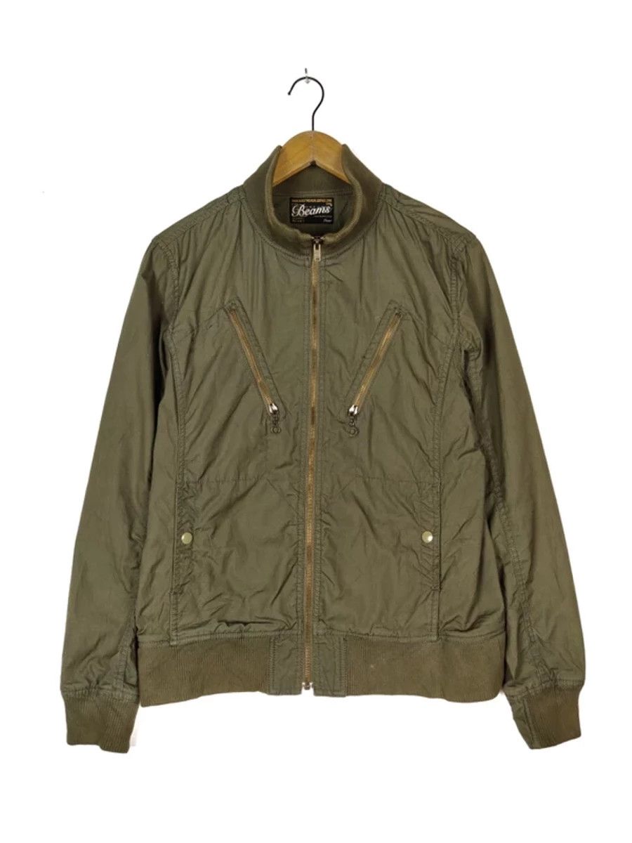 Beams Plus Vintage OG Beams Japan Tactical Tech Bomber Jacket Size US L / EU 52-54 / 3 - 2 Thumbnail