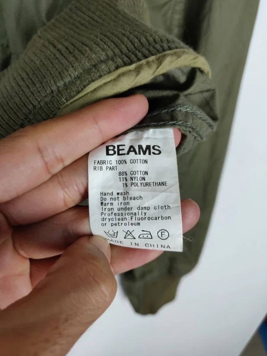 Beams Plus Vintage OG Beams Japan Tactical Tech Bomber Jacket Size US L / EU 52-54 / 3 - 7 Thumbnail
