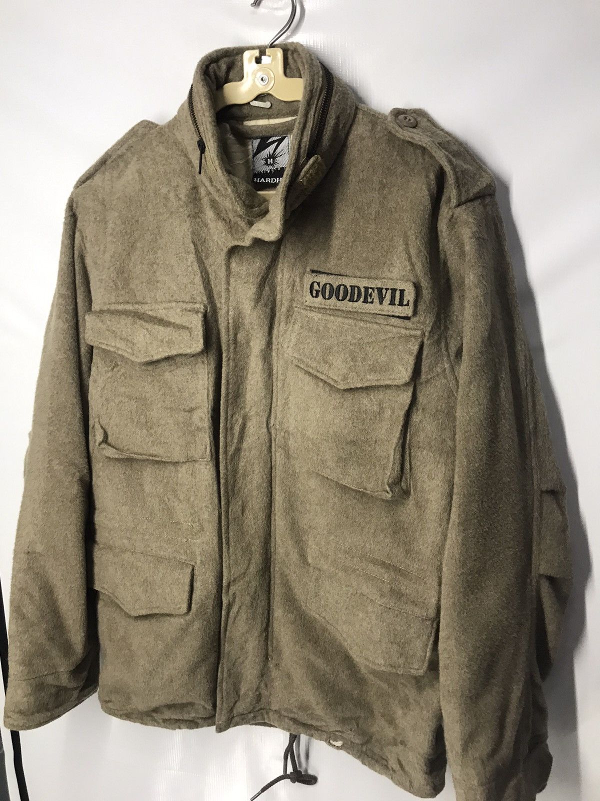 Japanese Brand Hardhit goodevil wool jacket art inside Size US M / EU 48-50 / 2 - 7 Thumbnail