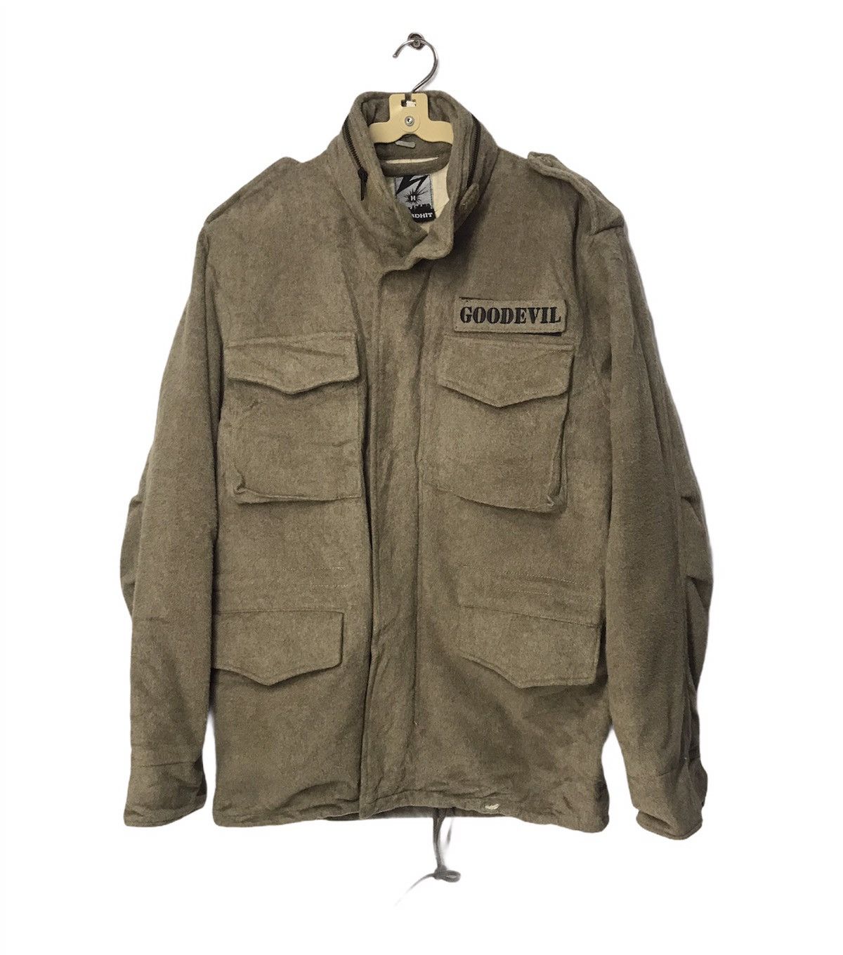 Japanese Brand Hardhit goodevil wool jacket art inside Size US M / EU 48-50 / 2 - 1 Thumbnail