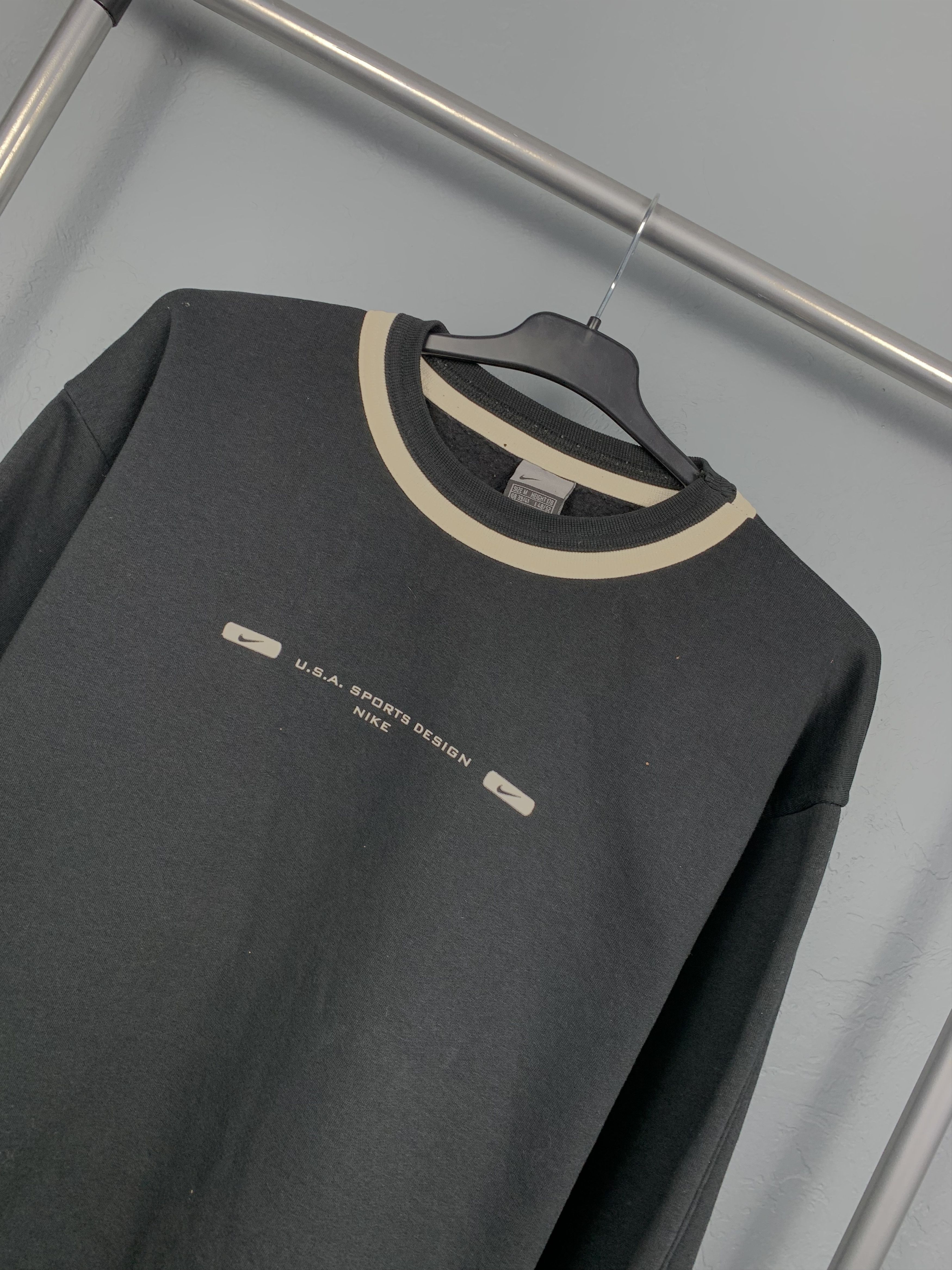 Nike × Vintage Nike U.S.A. 90s Vintage Mens Sweatshirt Size US M / EU 48-50 / 2 - 2 Thumbnail