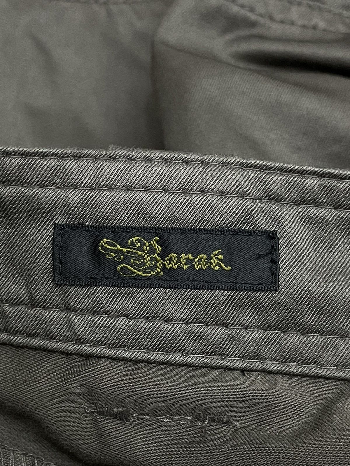 Designer × Japanese Brand × Vintage BARAK Designer Skinny Laced Bottom Cargo Pants Size US 27 - 4 Thumbnail